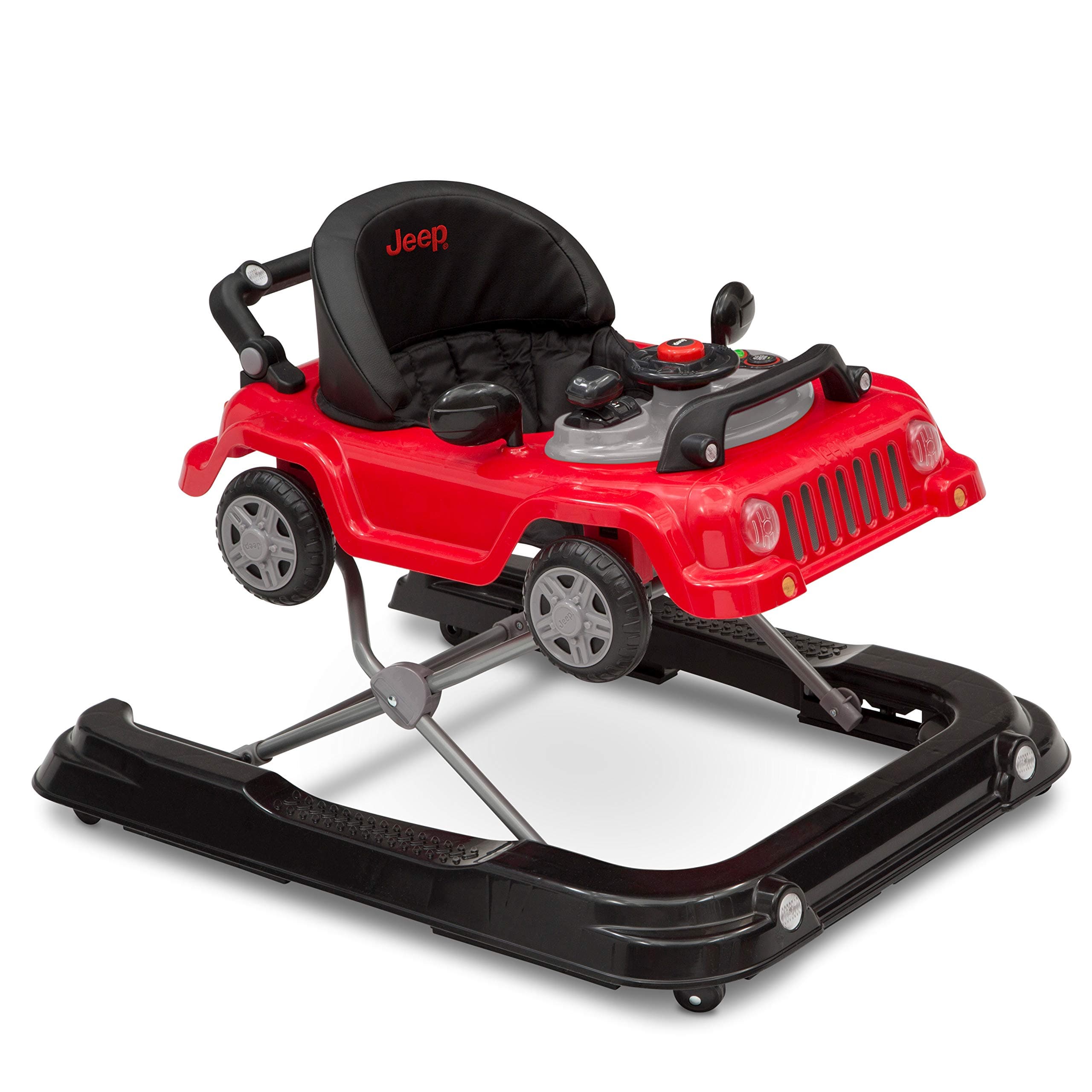 Jeep Classic Wrangler 3-in-1 Grow with Me Walker, Red