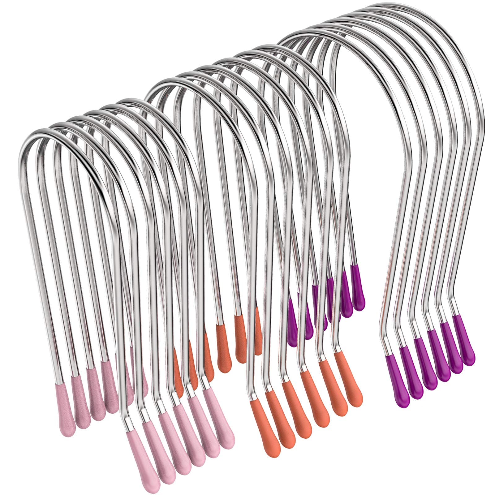 Hot Curler Clips Replacement Hot Roller Clips Rollers Securing Pins Fits ¾ inch, 1”, 1¼ inch Hot Rollers Curlers (Small,Medium,Large,20PCS)