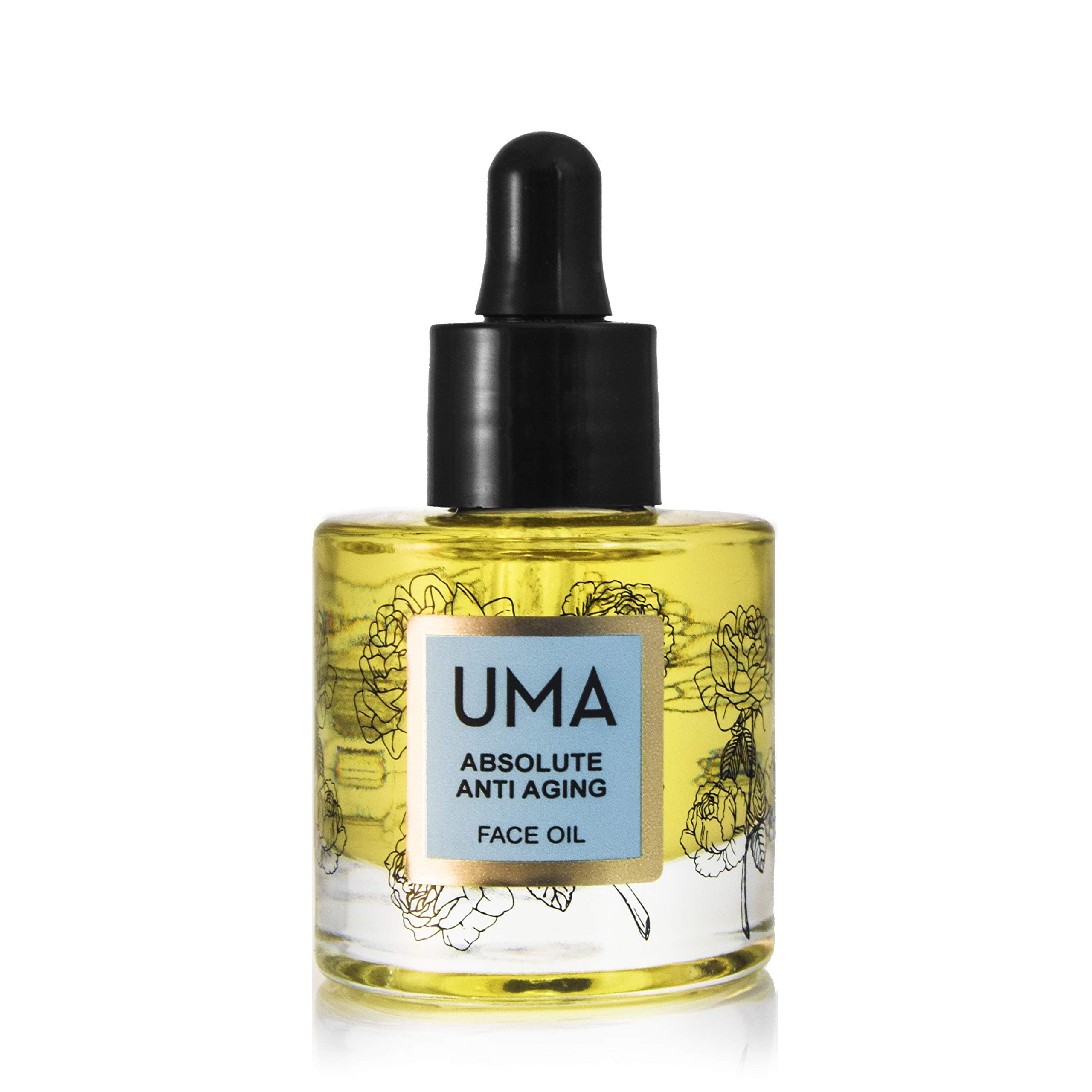 UMA Absolute Anti Aging Face Oil For Wrinkles & Dryness | 100% Natural, Non-toxic, and free from all synthetics | Daily Ayurvedic Moisturizer for youthful skin (1fl oz | 30ml)