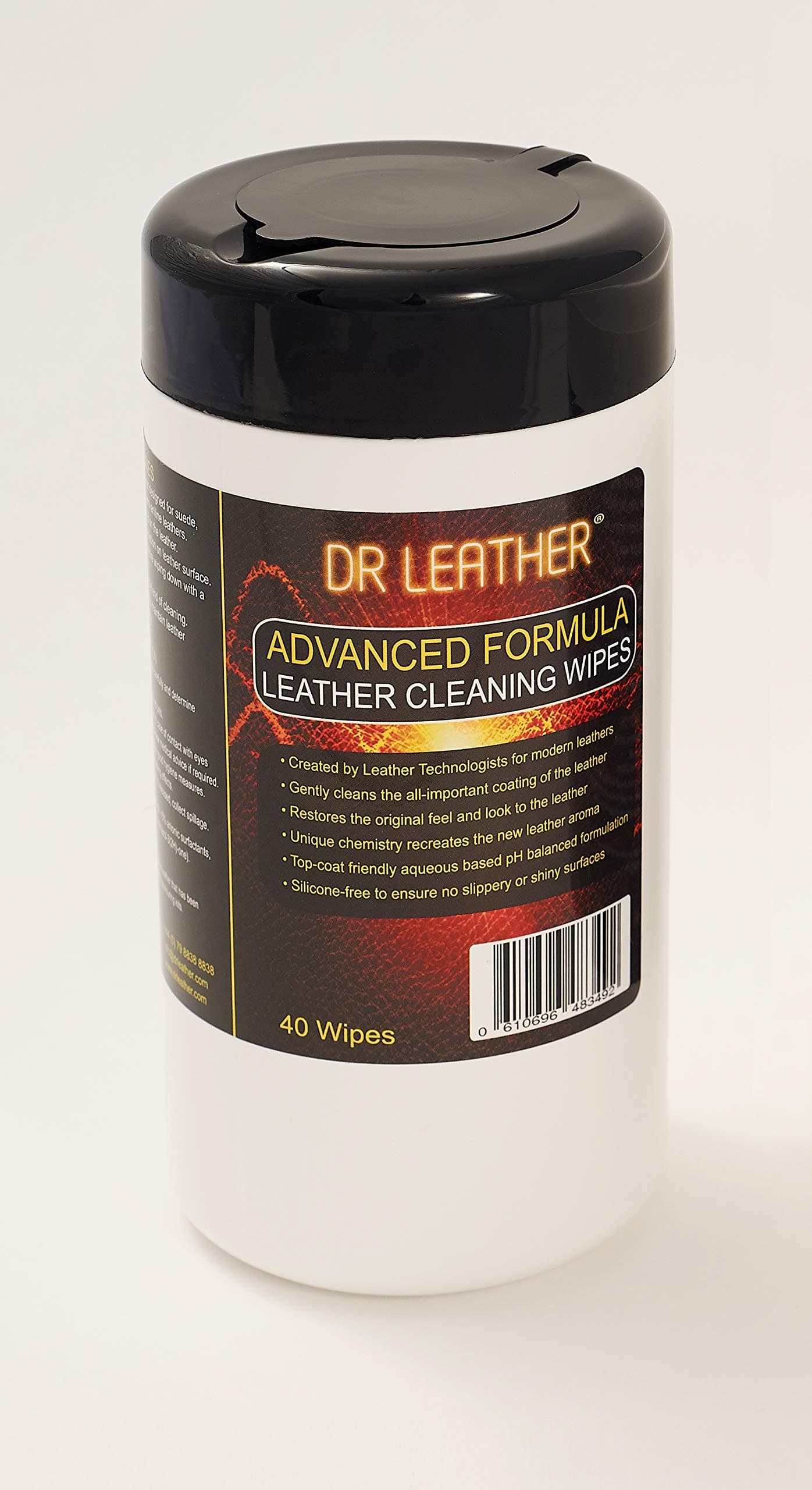 Advanced Formula Leather Cleaning Wipes - 40 Wipes