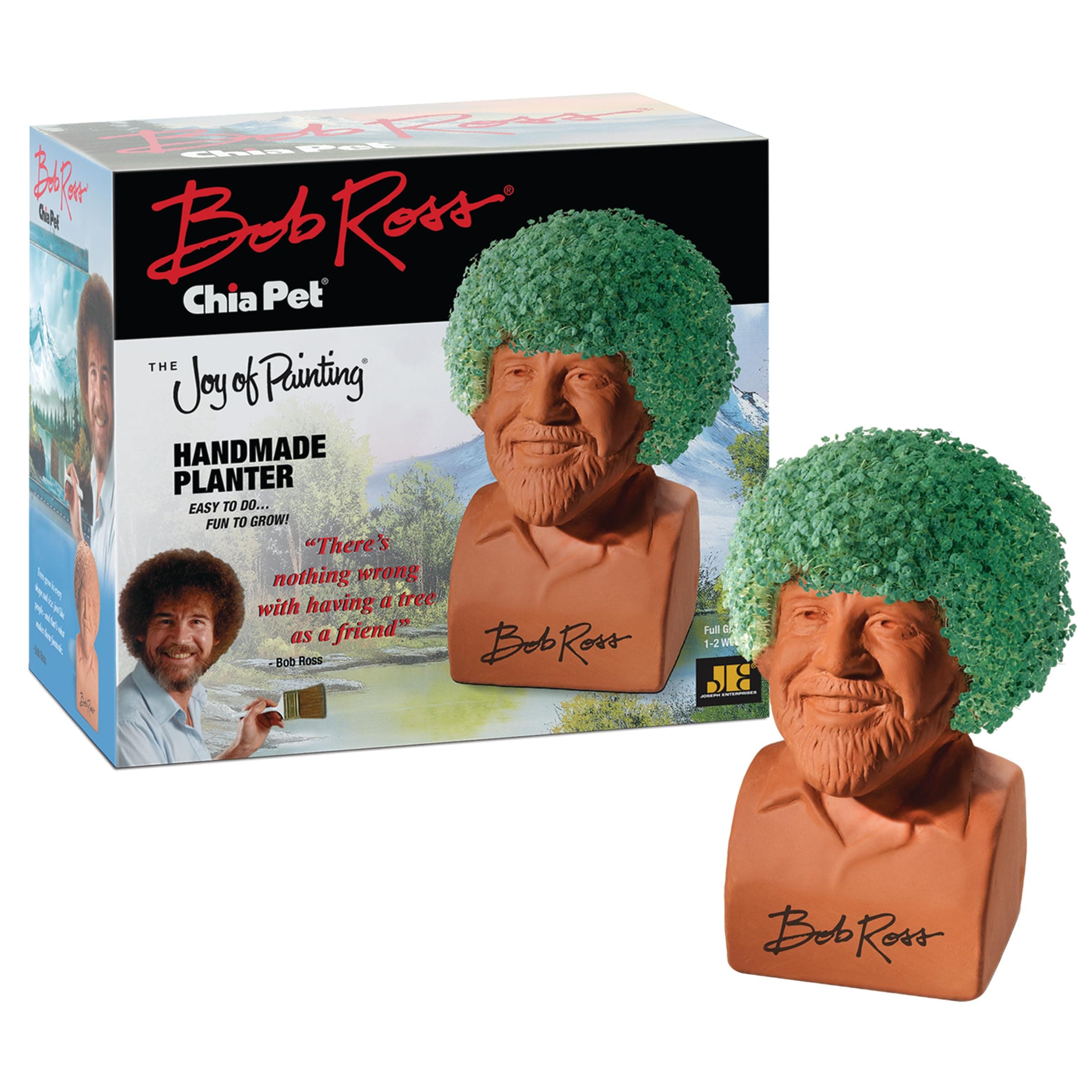 Chia Pet Bob Ross
