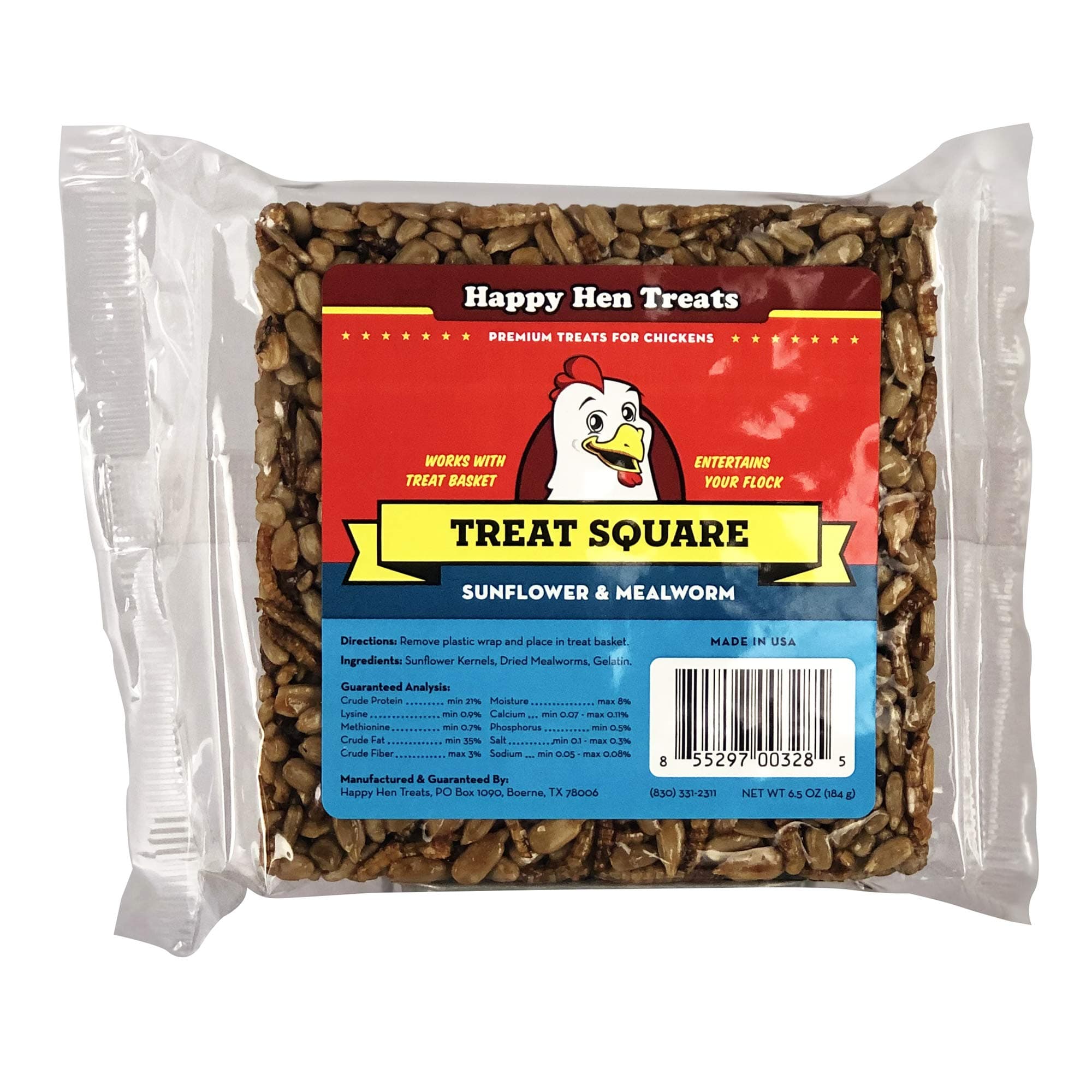 Happy Hen TreatsTreat For Pets, Mealworm And Sunflower, 6.5-Ounce
