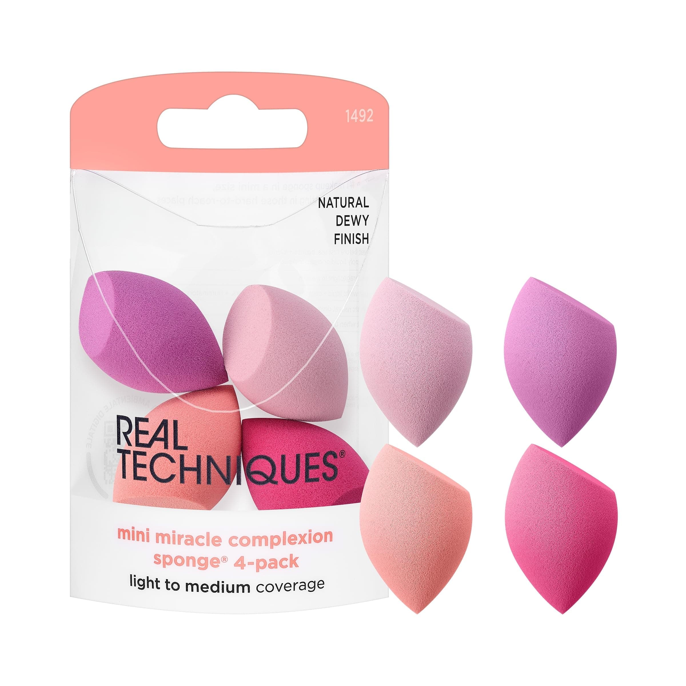 Real Techniques 4 Mini Miracle Complexion Sponges (並行輸入品)