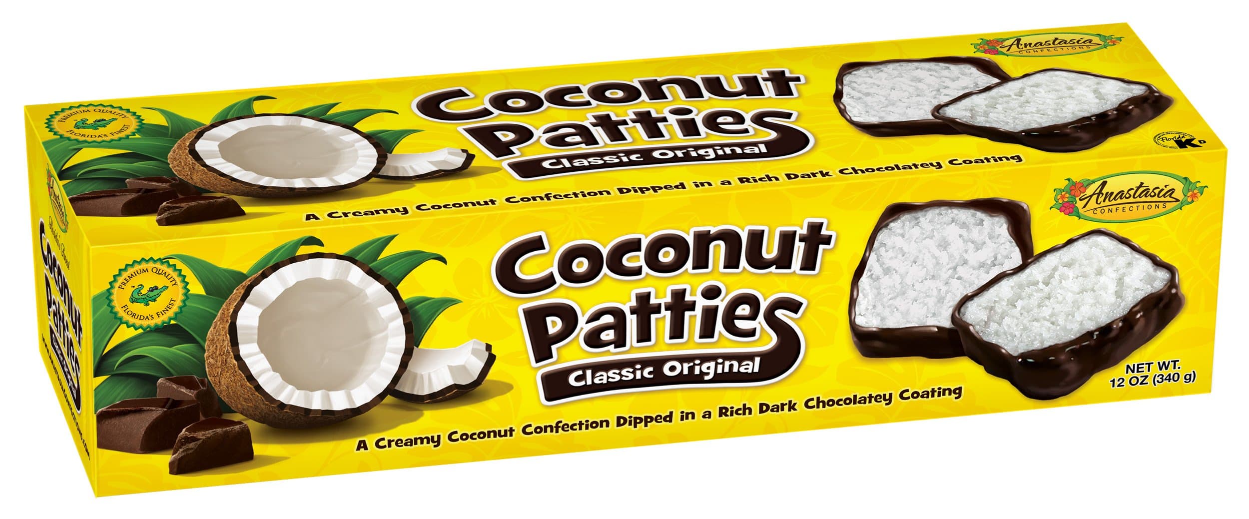 Coconut Patties Orignal 12 ounce (9 Pieces)