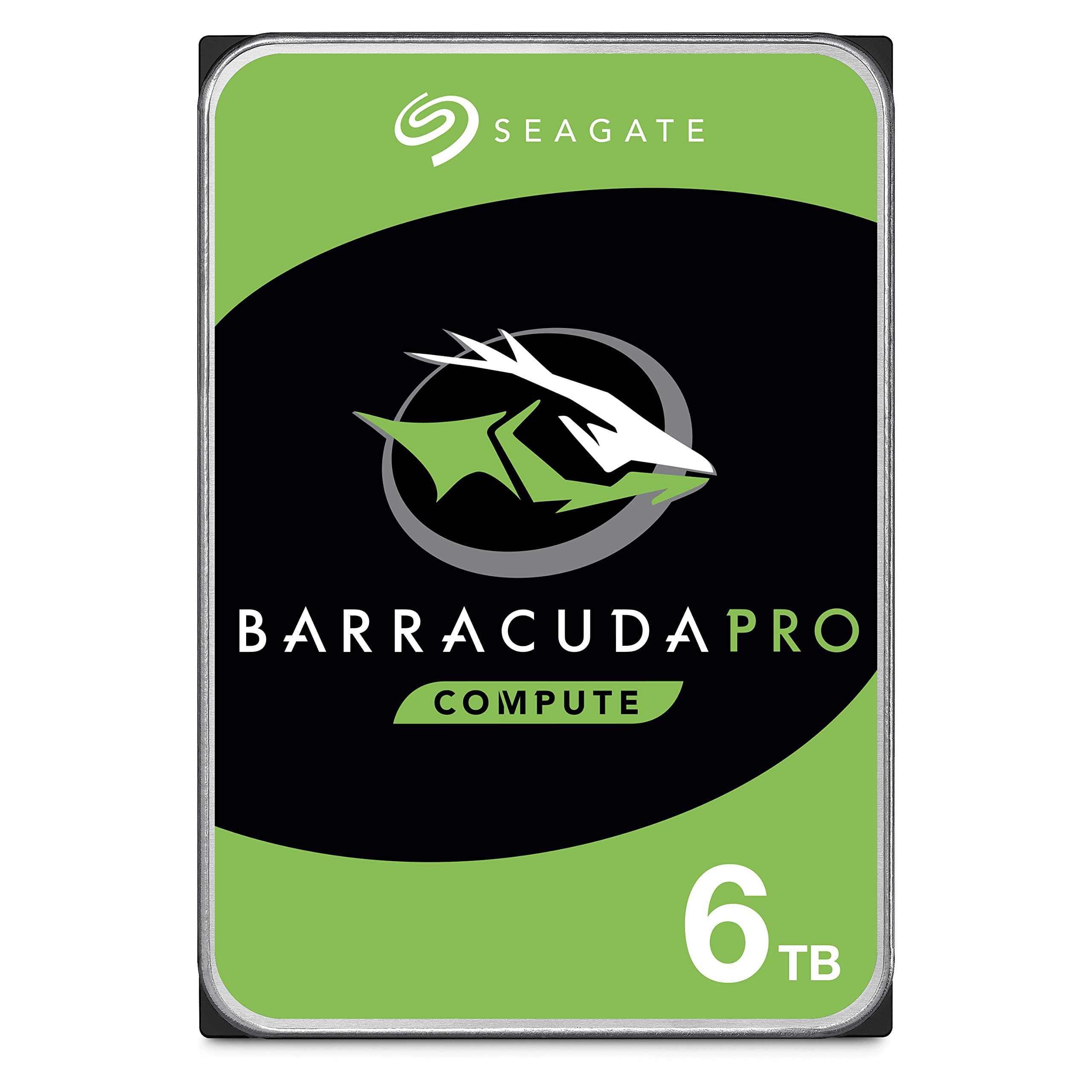 Seagate BarraCuda Pro 6 TB Internal Hard Drive Performance HDD – 3.5 Inch SATA 6 Gb/s 7200 RPM 256 MB Cache for Computer Desktop PC Laptop, Data Recovery – Frustration Free Packaging (ST6000DM004)