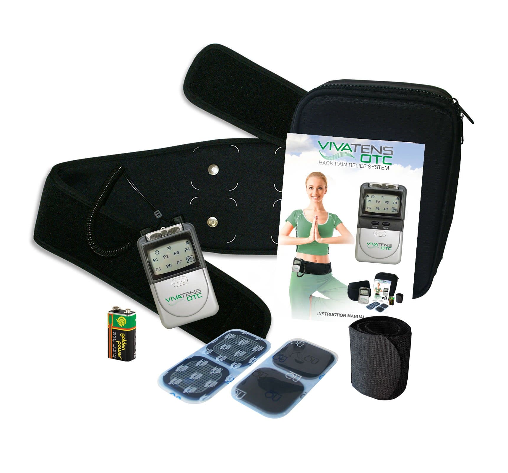 VIVA TENS (OTC) PAIN RELIEF TENS UNIT NON PRESCRIPTION WITH LOW BACK BELT