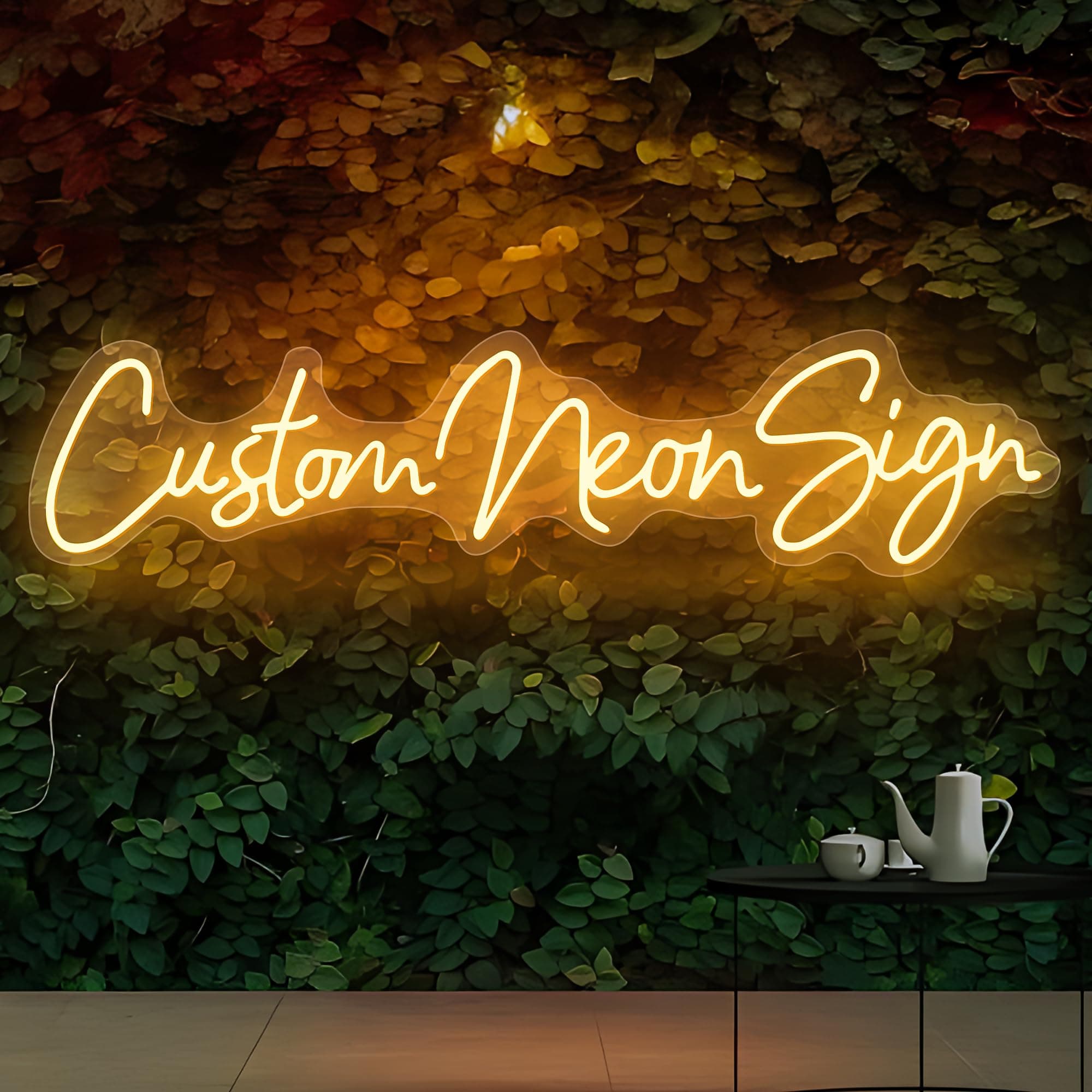 Custom Neon Signs,Personalized Neon Signs for wall decor, large Custom Led Neon Sign Business Logo for Bedroom Birthday Wedding Party Bar Home Decor (Optional 3 Lines 10" to 60")