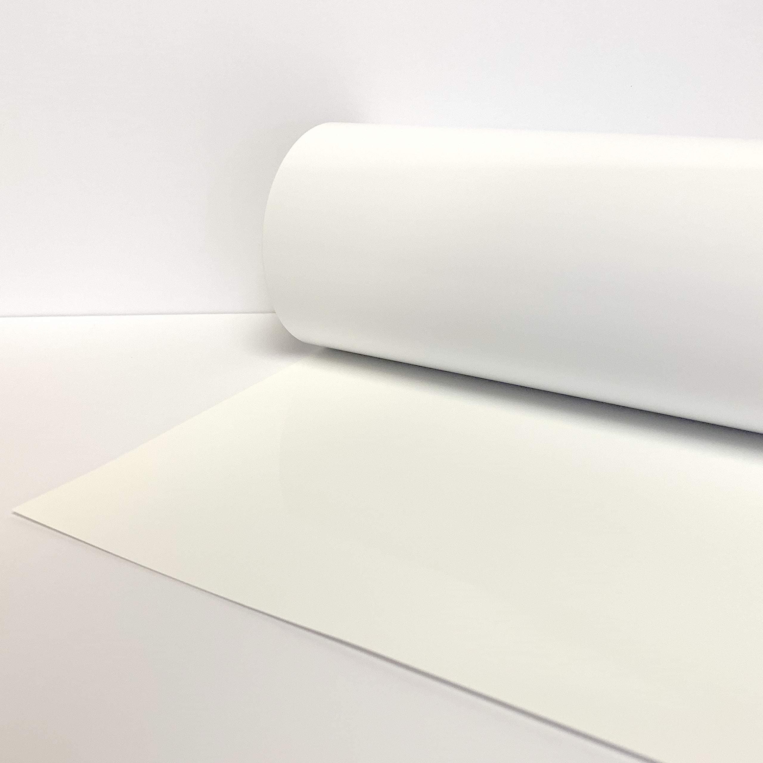 White 15" Roll of Iron on Heat Transfer Vinyl, HTV (5 Feet)