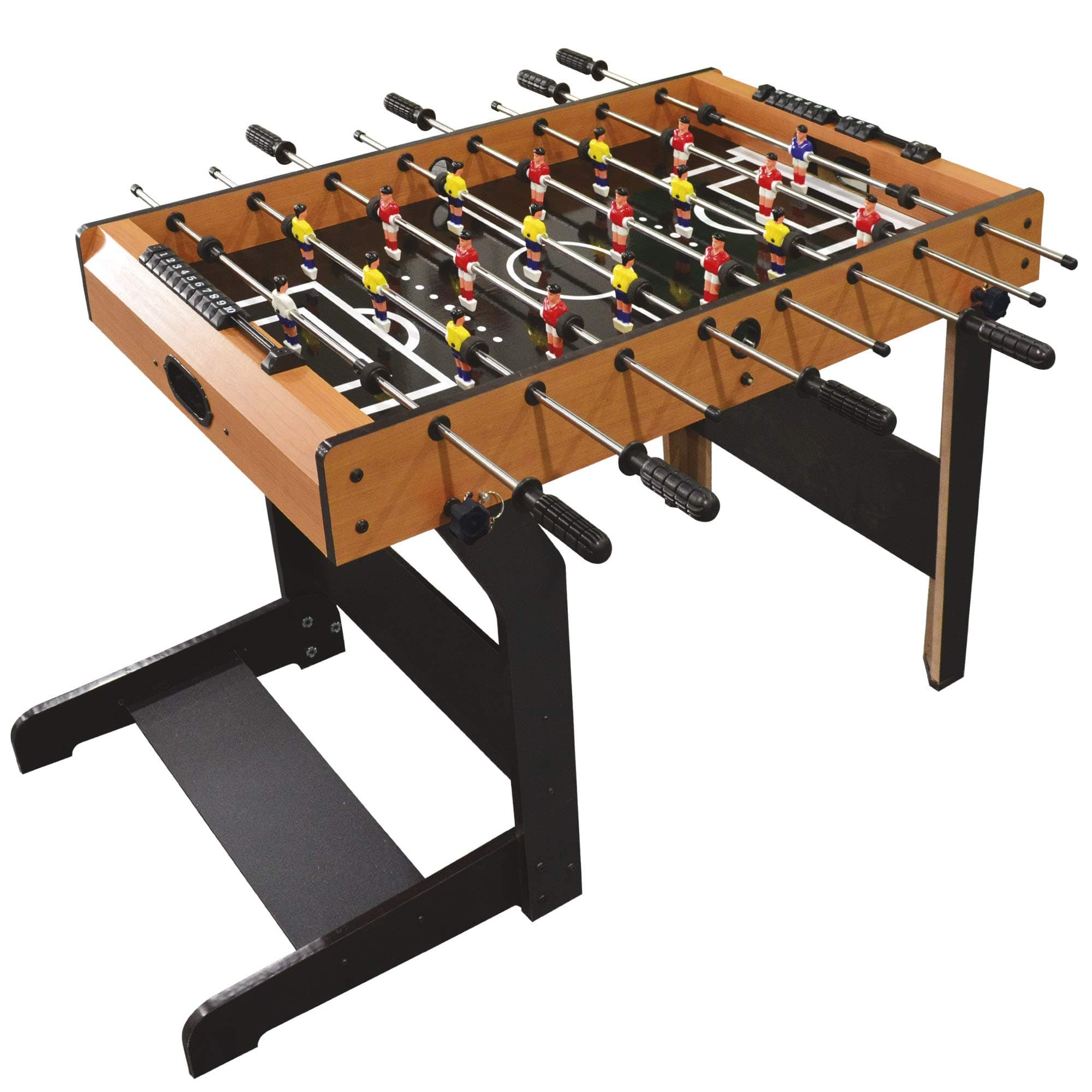 ColorBaby 85332 CBGames Folding Wooden Foosball Table, Solid, 101 x 51 x 68 cm