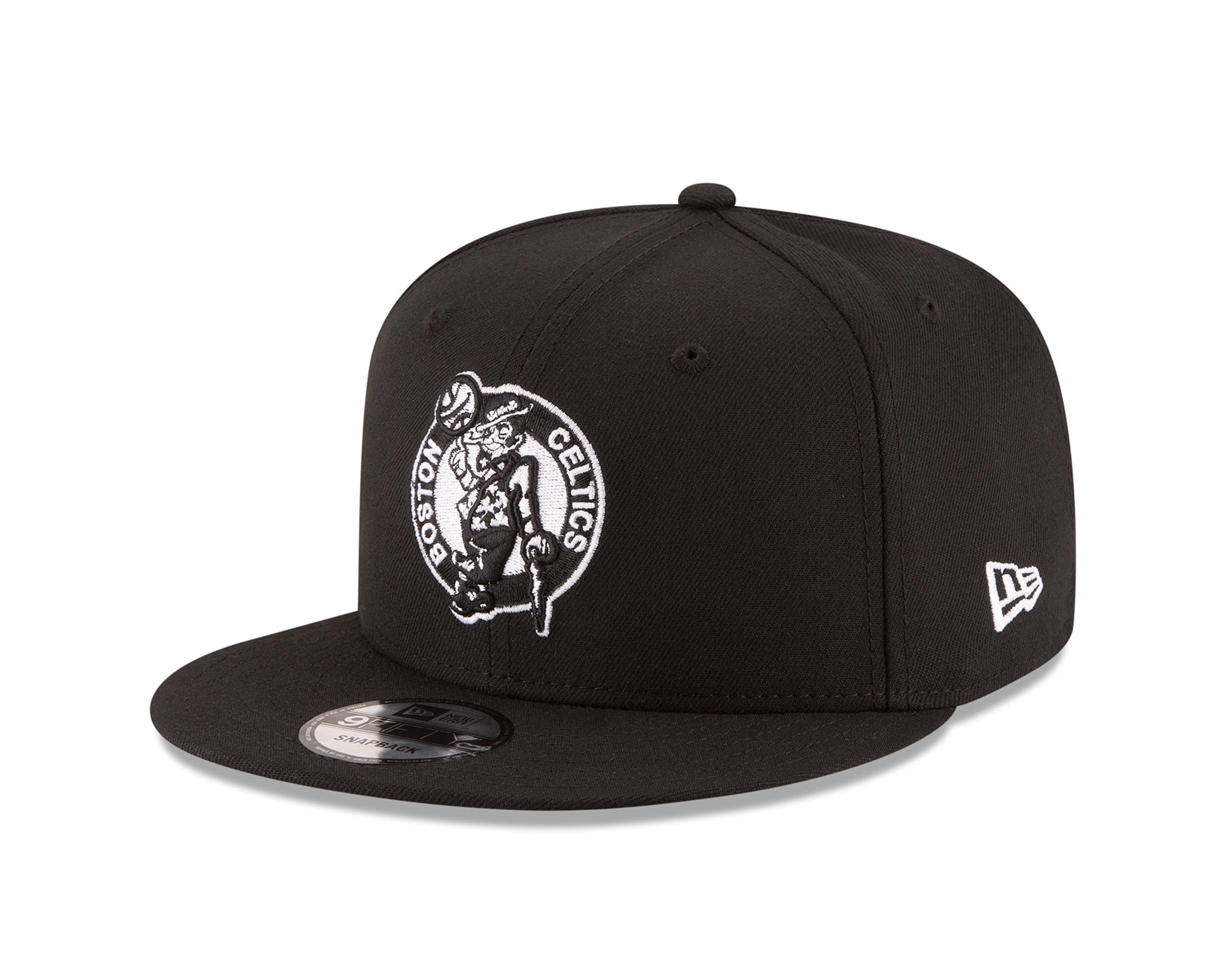 Men's NBA 9FIFTY BLACK WHITE SNAPBACK CAP, One Size
