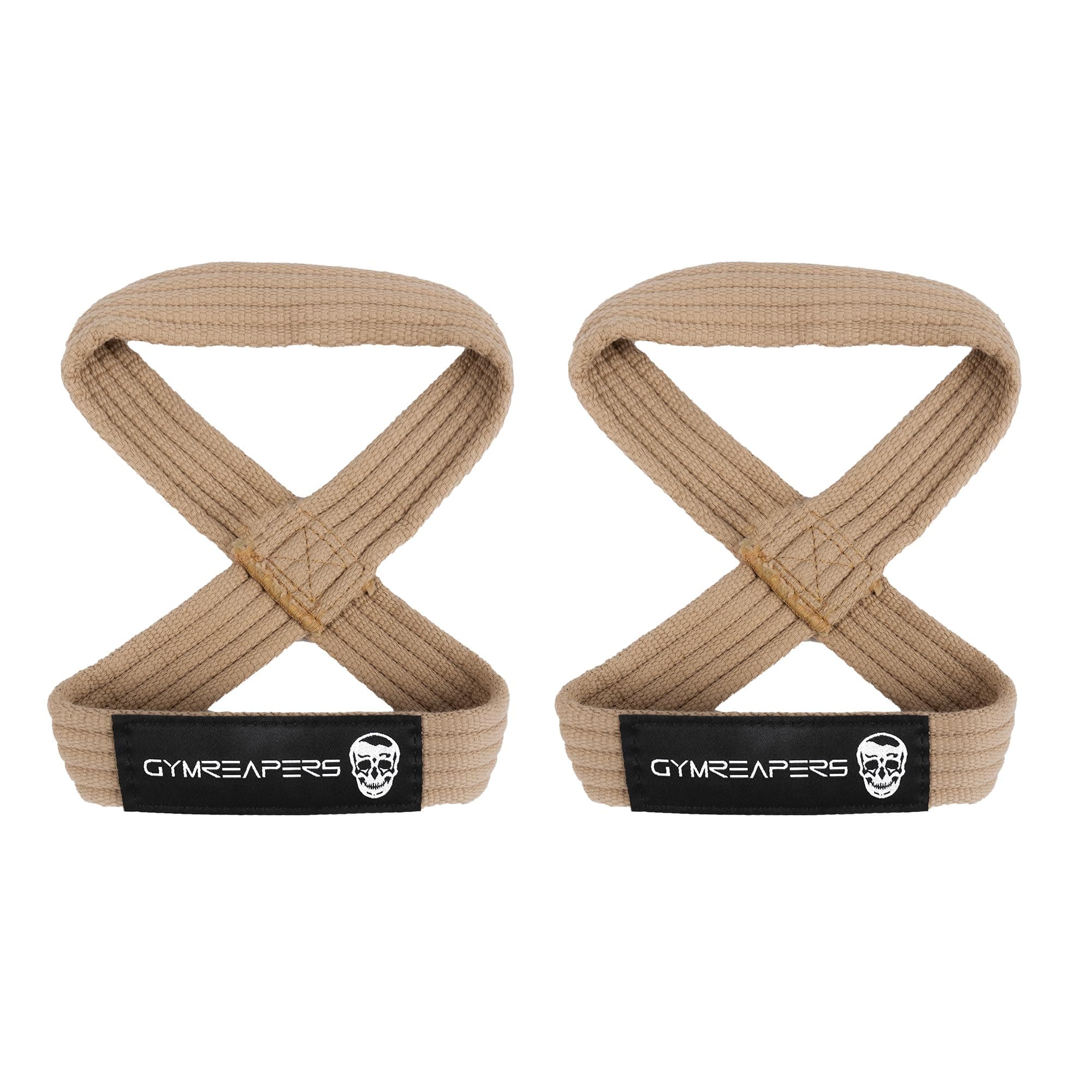 Gymreapers Figure 8 Lifting Straps For Deadlift, Powerlifting, Strongman, & Cross Training Strong Weightlifting Wrist Straps For Men, Women
