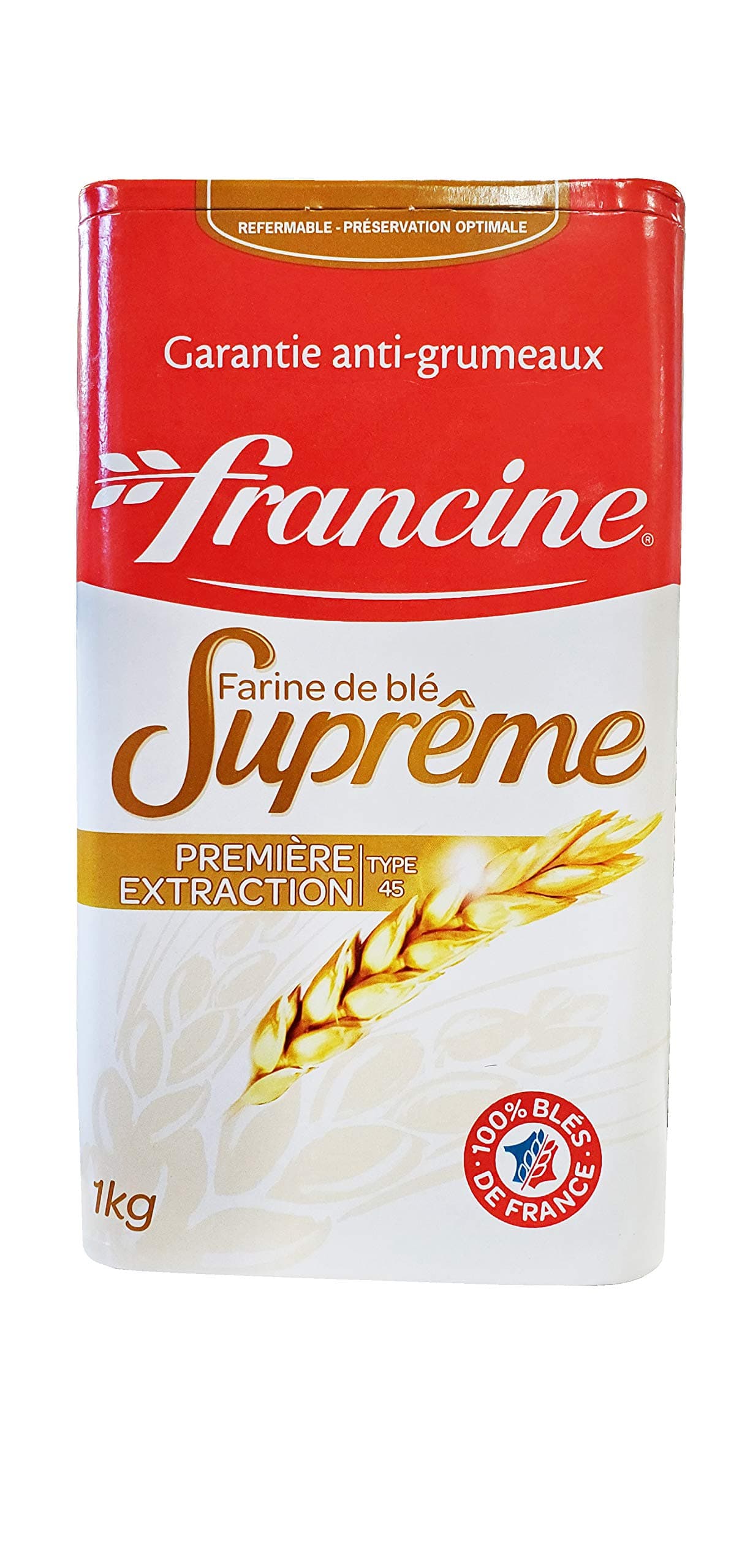 Farine de ble Supreme - French T45 Supreme Wheat Flour 1kg