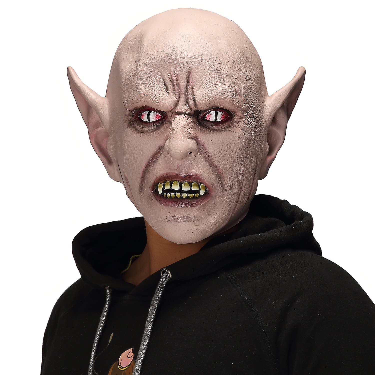 The Evil Halloween Demon Dead Cosplay Props,Horror Alien Devil Monster Mask Gray