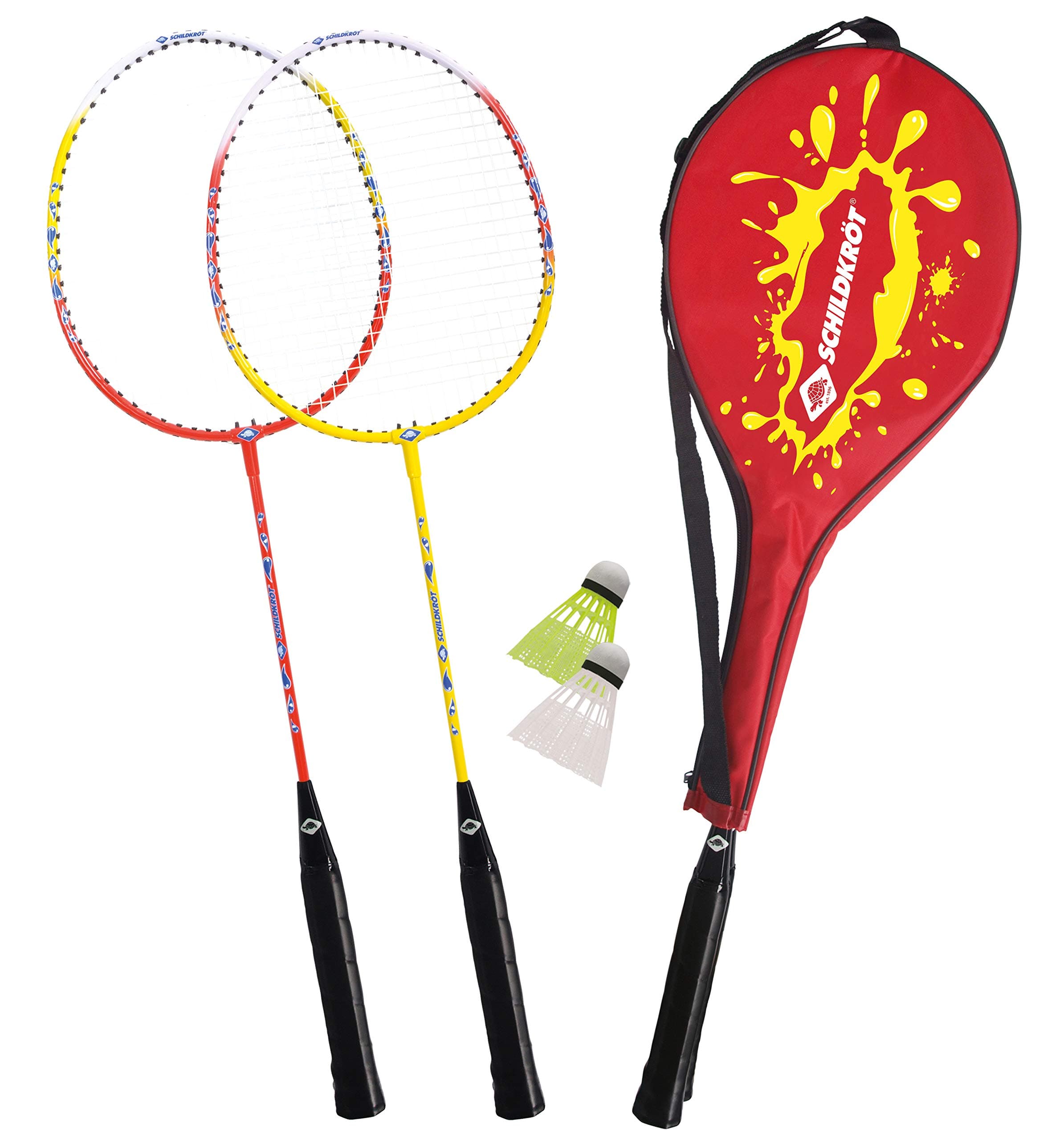 Schildkrot Fitness Kids' Badminton 2-Players Set, Multicoloured, Medium 970902