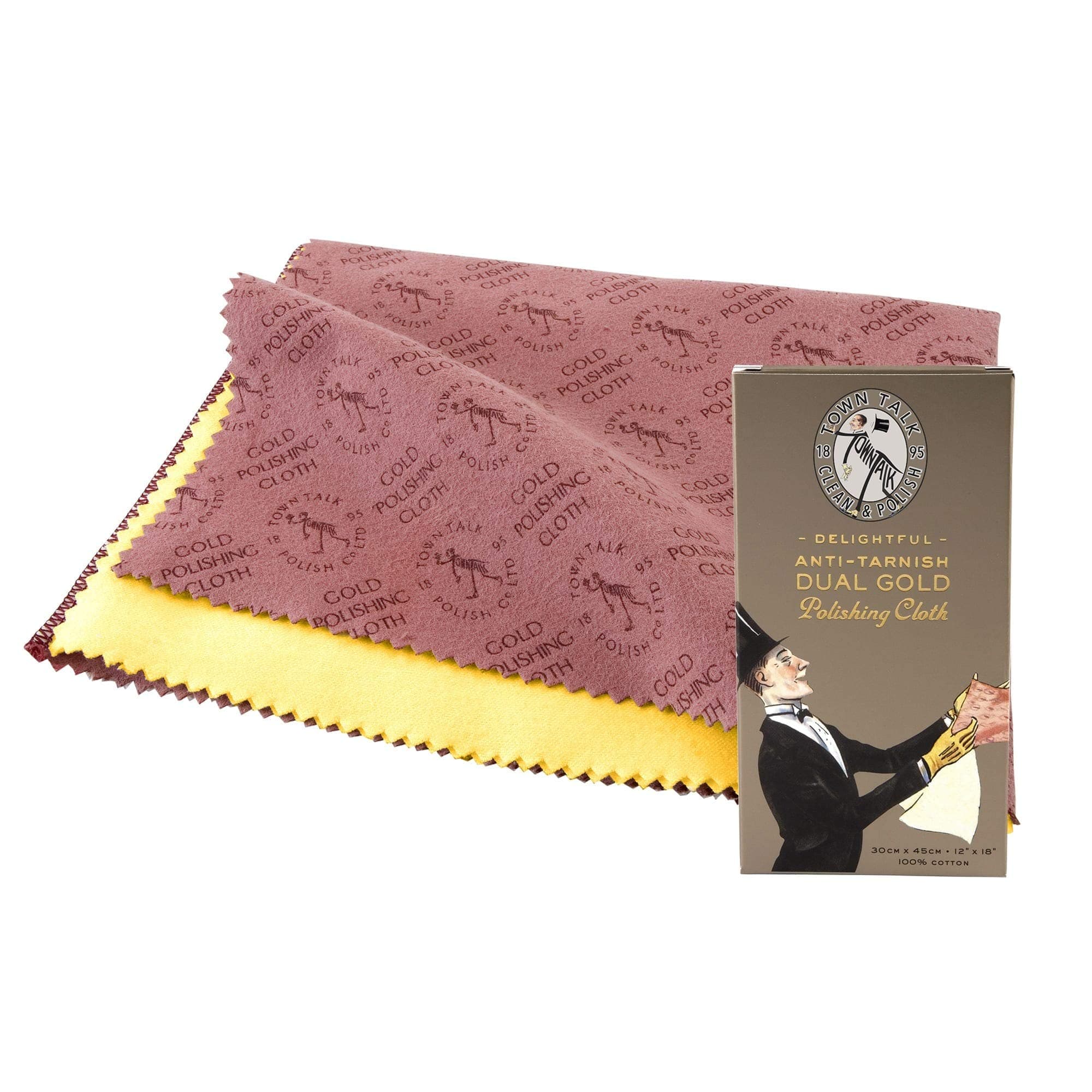 Anti-Tarnish Dual Gold Polishing Cloth by Town Talk