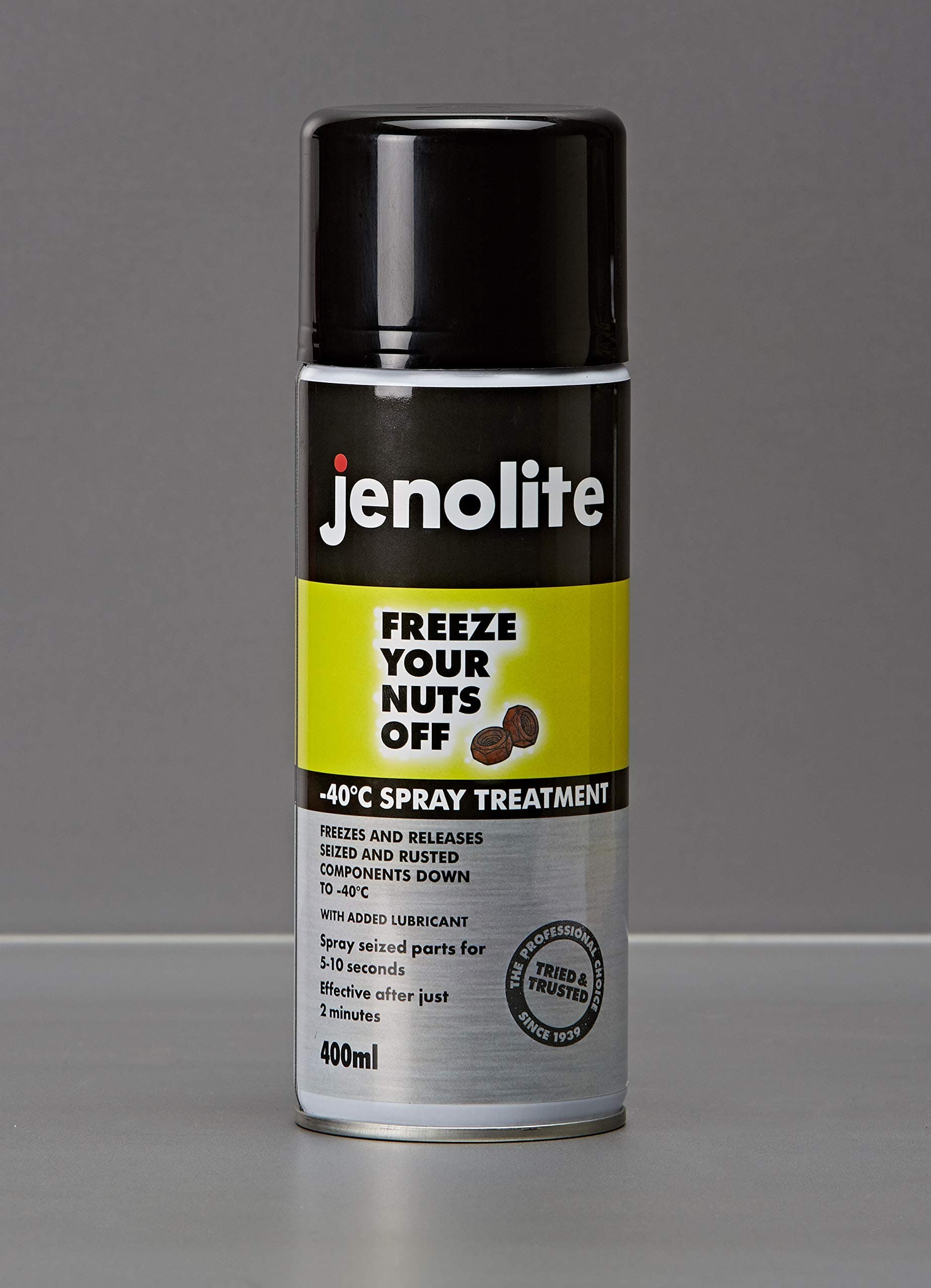 JENOLITE Fast Release Freeze Spray - 'Freeze Your Nuts Off with Jenolite' - Instantly Removes Seized Rusted And Corroded Nuts/Bolts 400ml