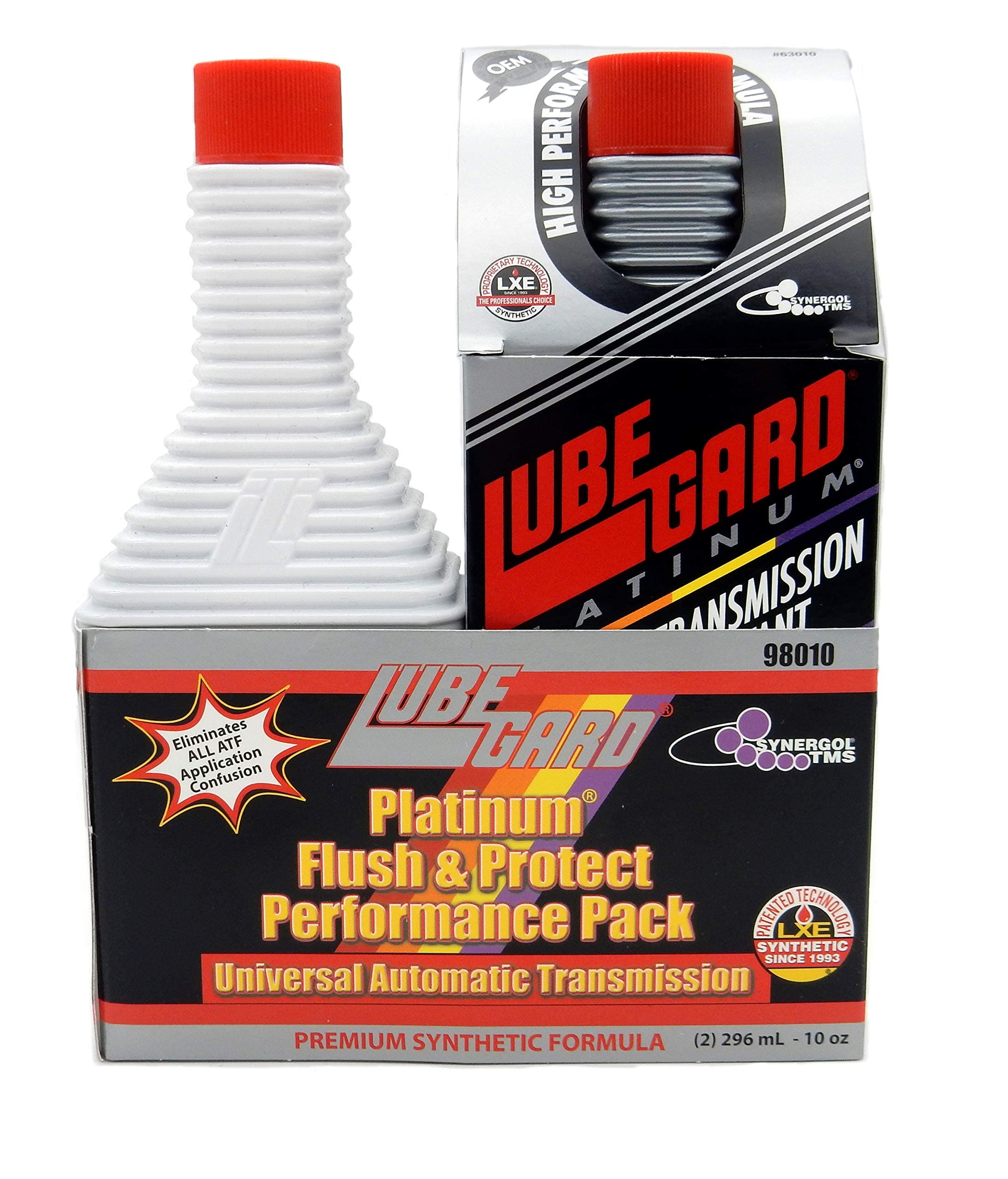 98010 Platinum Universal Flush and Protect Performance Pack for Automatic Transmissions, (2) 10 Ounce Bottles