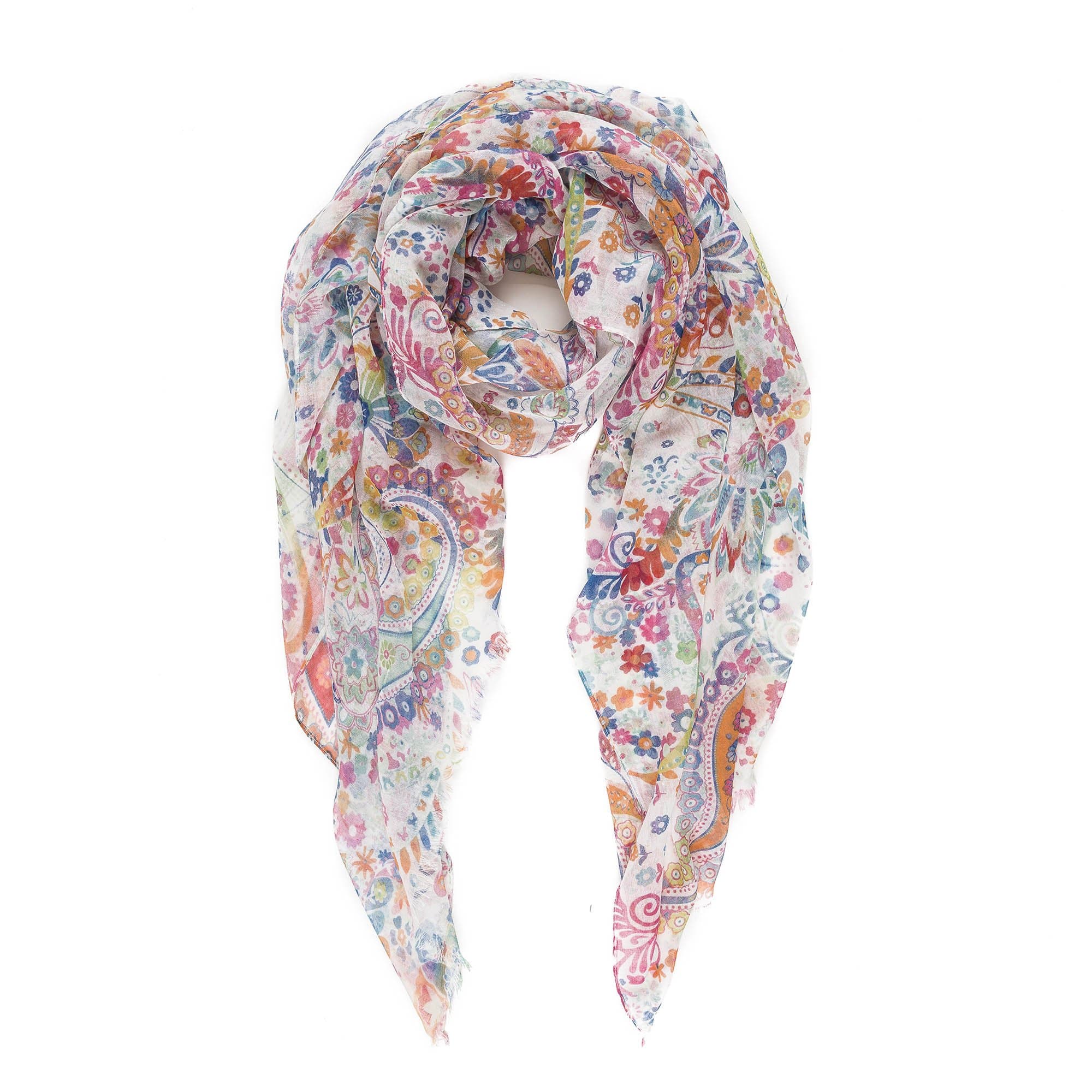 Scarf for Women Lightweight Paisley Fashion for Spring Winter Scarves Shawl Wrap