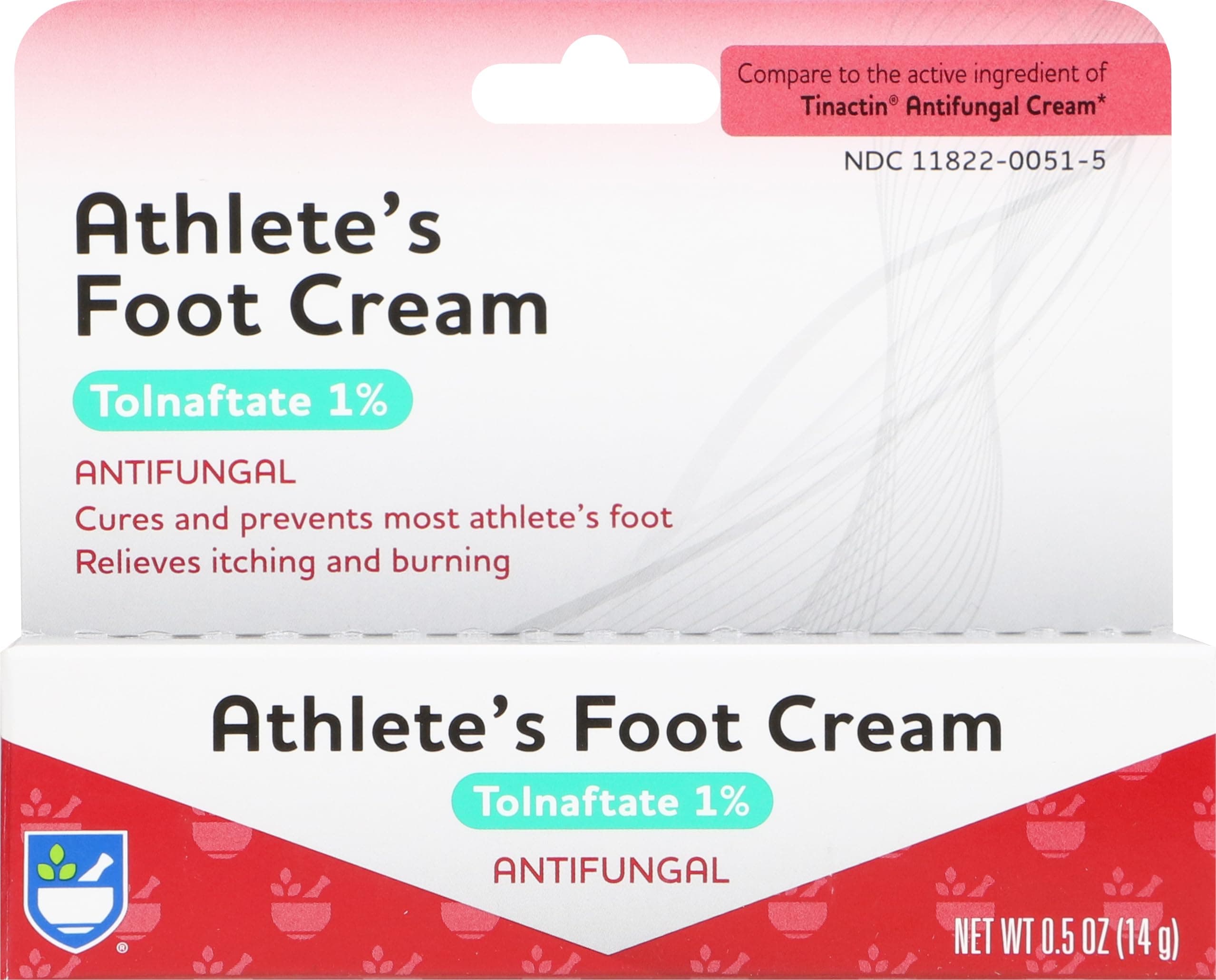 Rite Aid Athlete's Foot Cream, Tolnaftate - 0.5 oz | Antifungal Cream