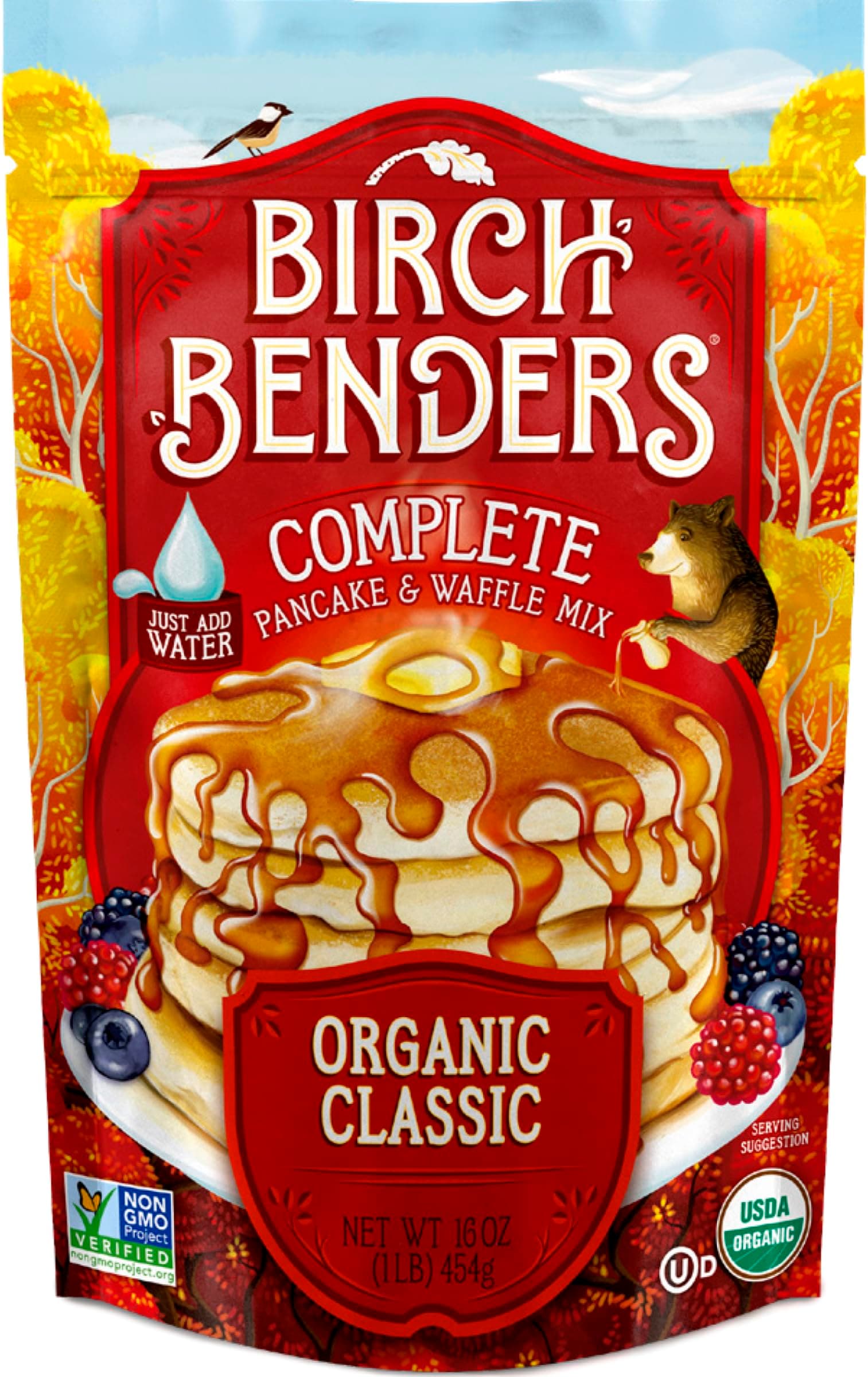 Birch Benders Organic Classic Pancake And Waffle Mix Classic 16OZ