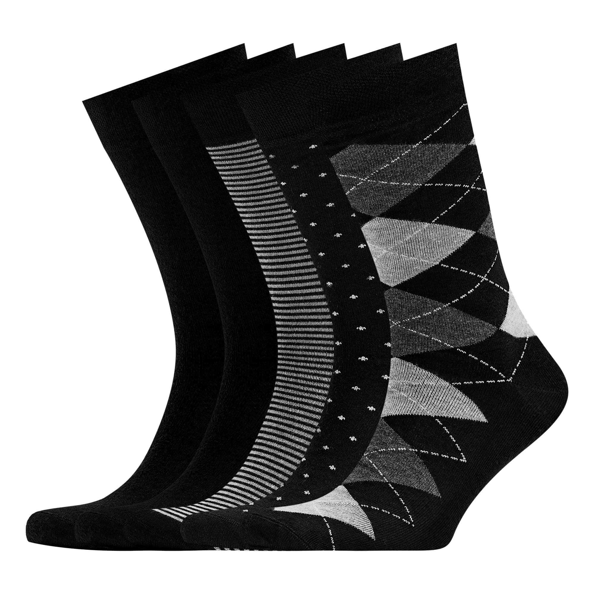 VRD SOCKS Men Mens Pattern Dress Socks Bamboo Dress Socks (pack of 5)