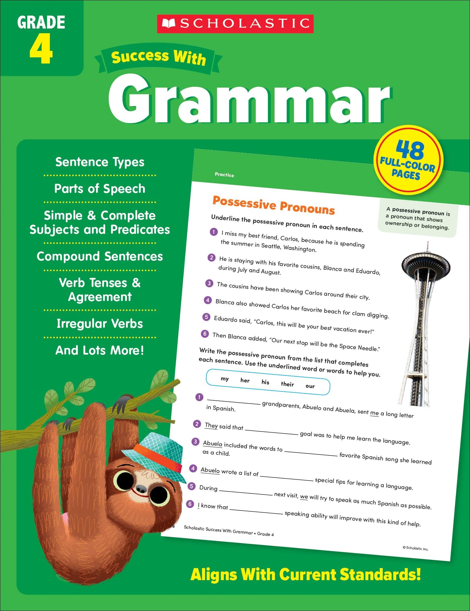 Scholastic Success With Grammar: Grade 4