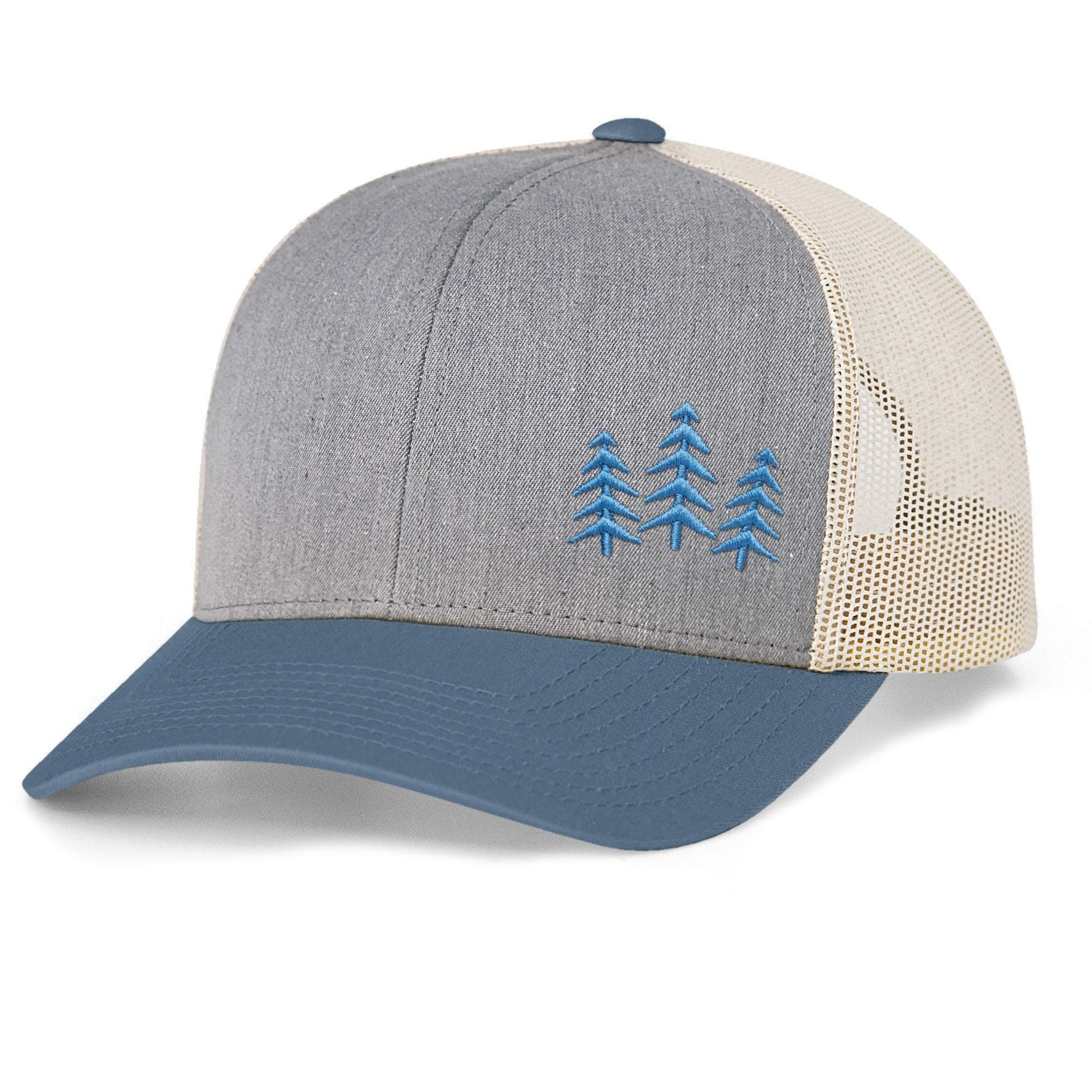 Low Key Caps Trucker Snapback Baseball Hat - Tree