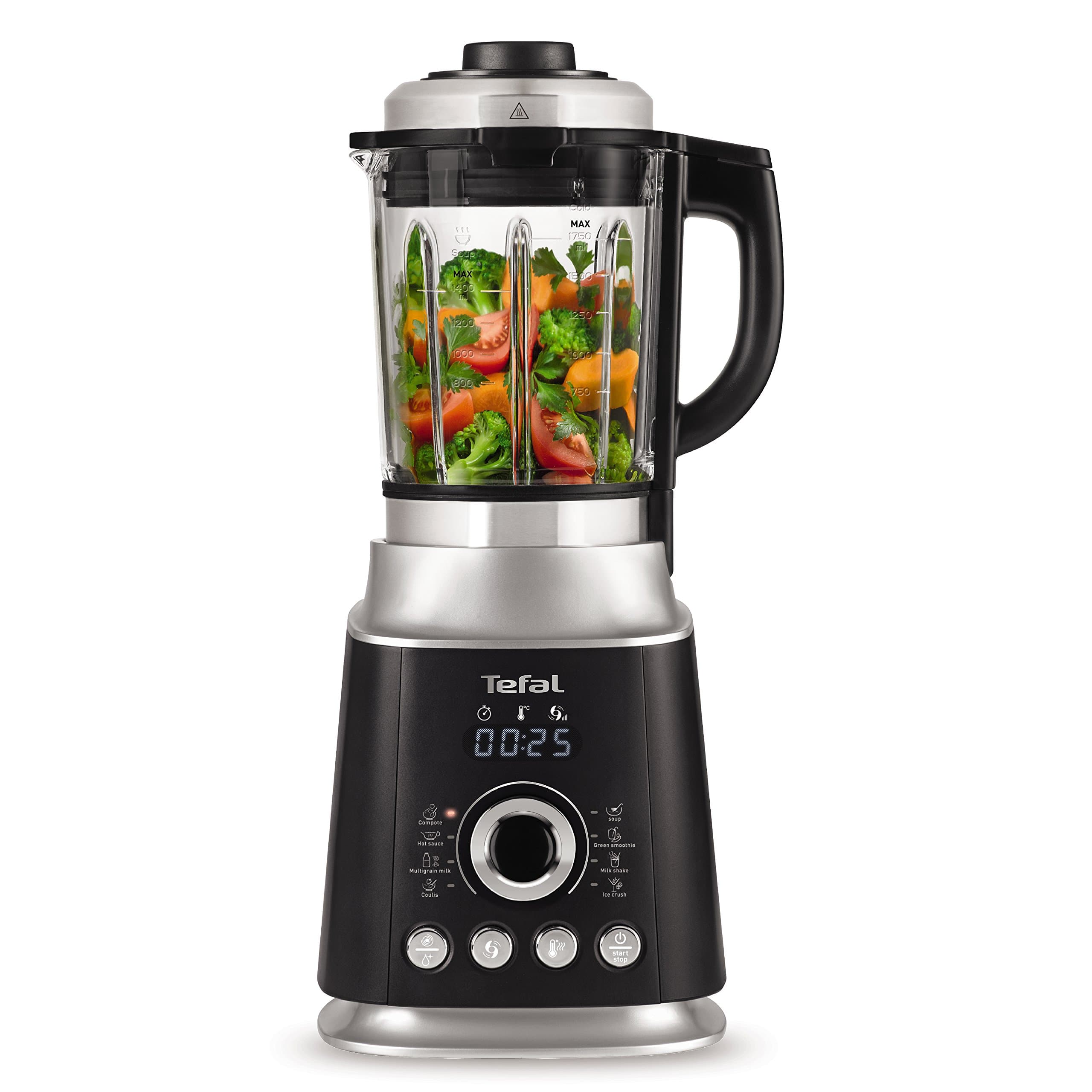 Tefal BL962B40 Ultrablend Cook High Speed Blender, 1300 W
