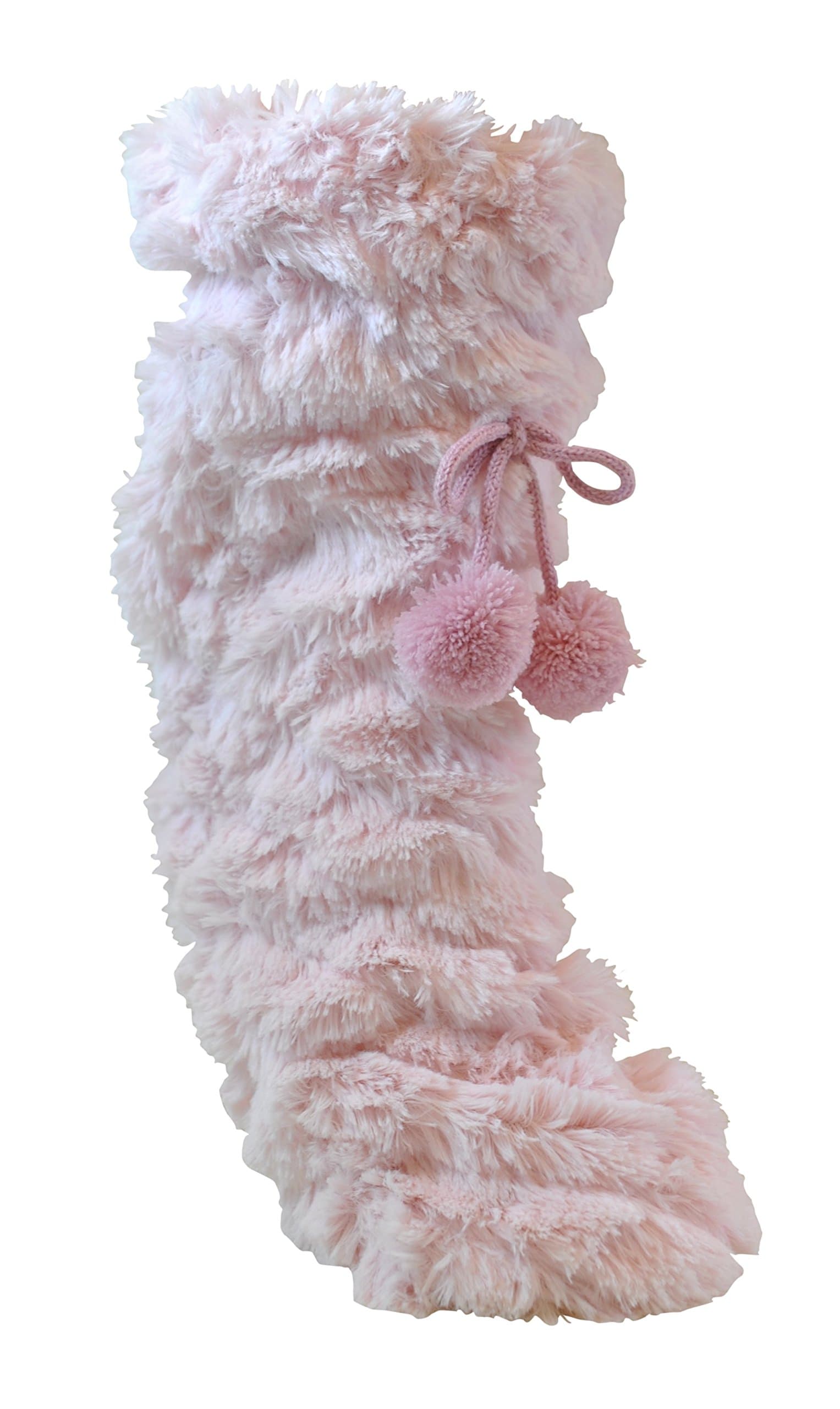 Khombu Women's Faux Fur Diamond Slipper Bootie