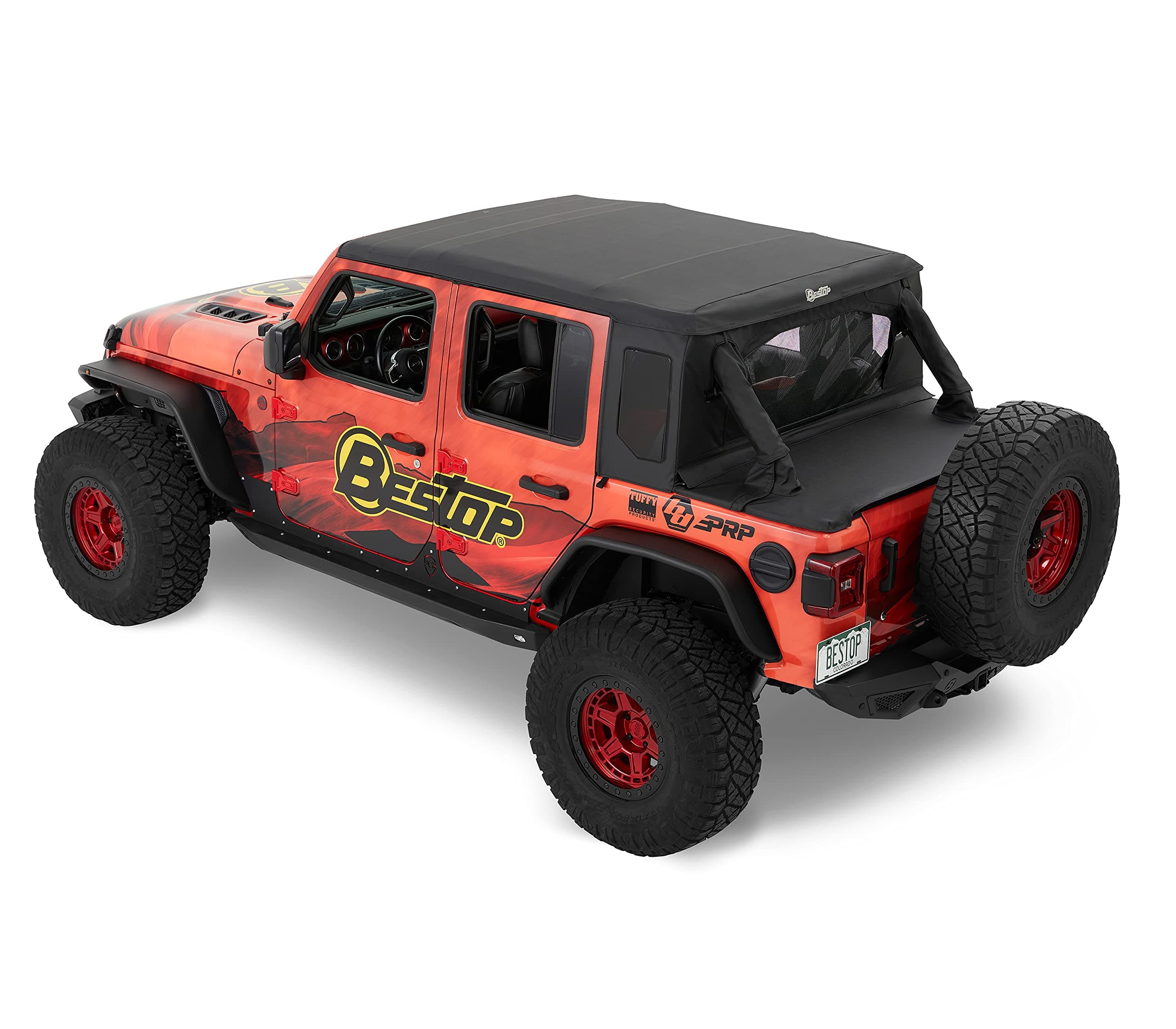 Halftop Kit - '18-21 Wrangler JL 4-Door (Black Diamond)