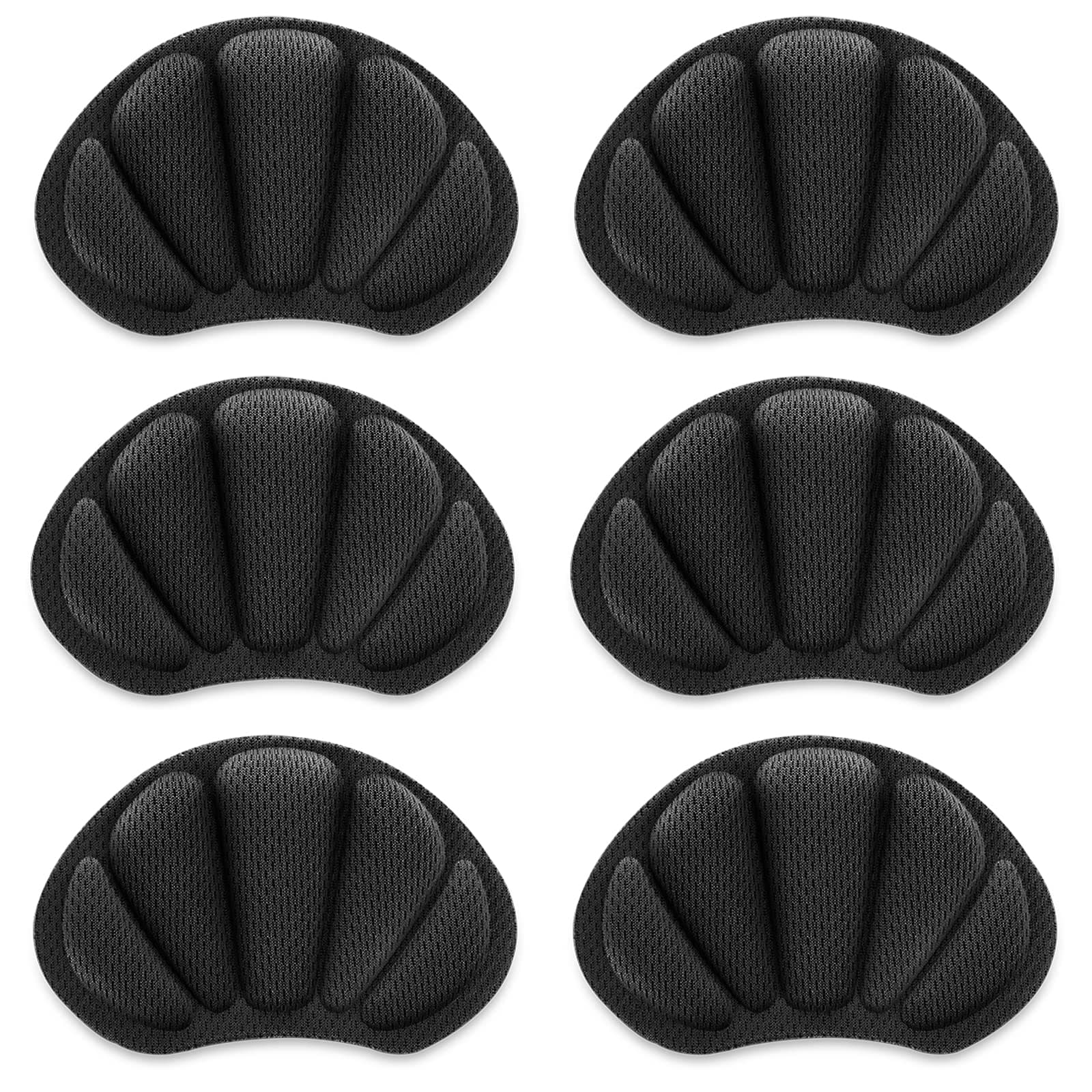 Sibba Feet Heel Grips 3 Pairs Shoes Liners Filler Inserts Protectors Make Fit Tighter Too Big Loose Boots Cushions Pad Insoles Womens Men Health Foot Care Products (Black)