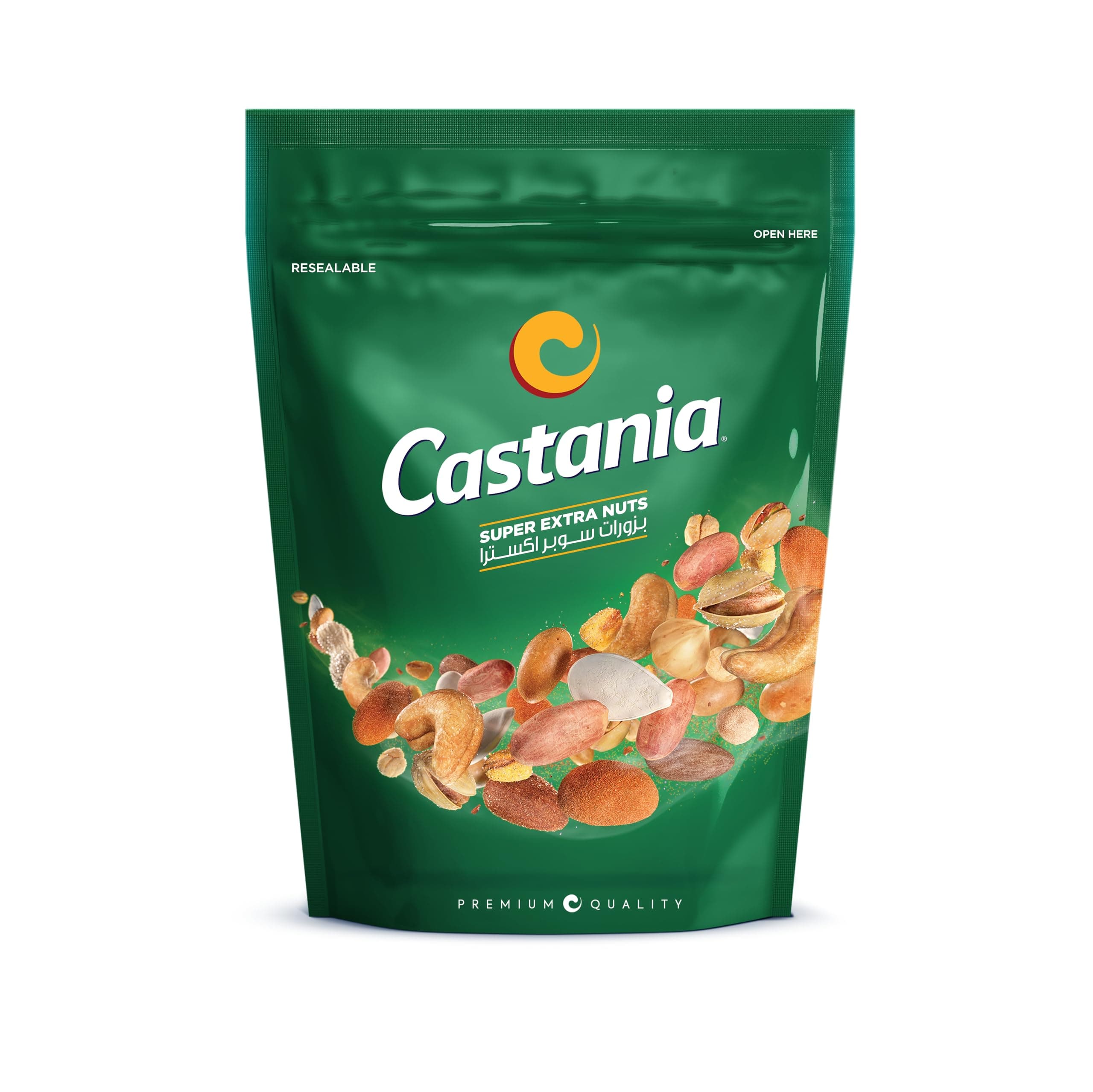 Castania Crunchy Super Extra Nuts, Wholesome Snack, Natural Ingredients - 300g
