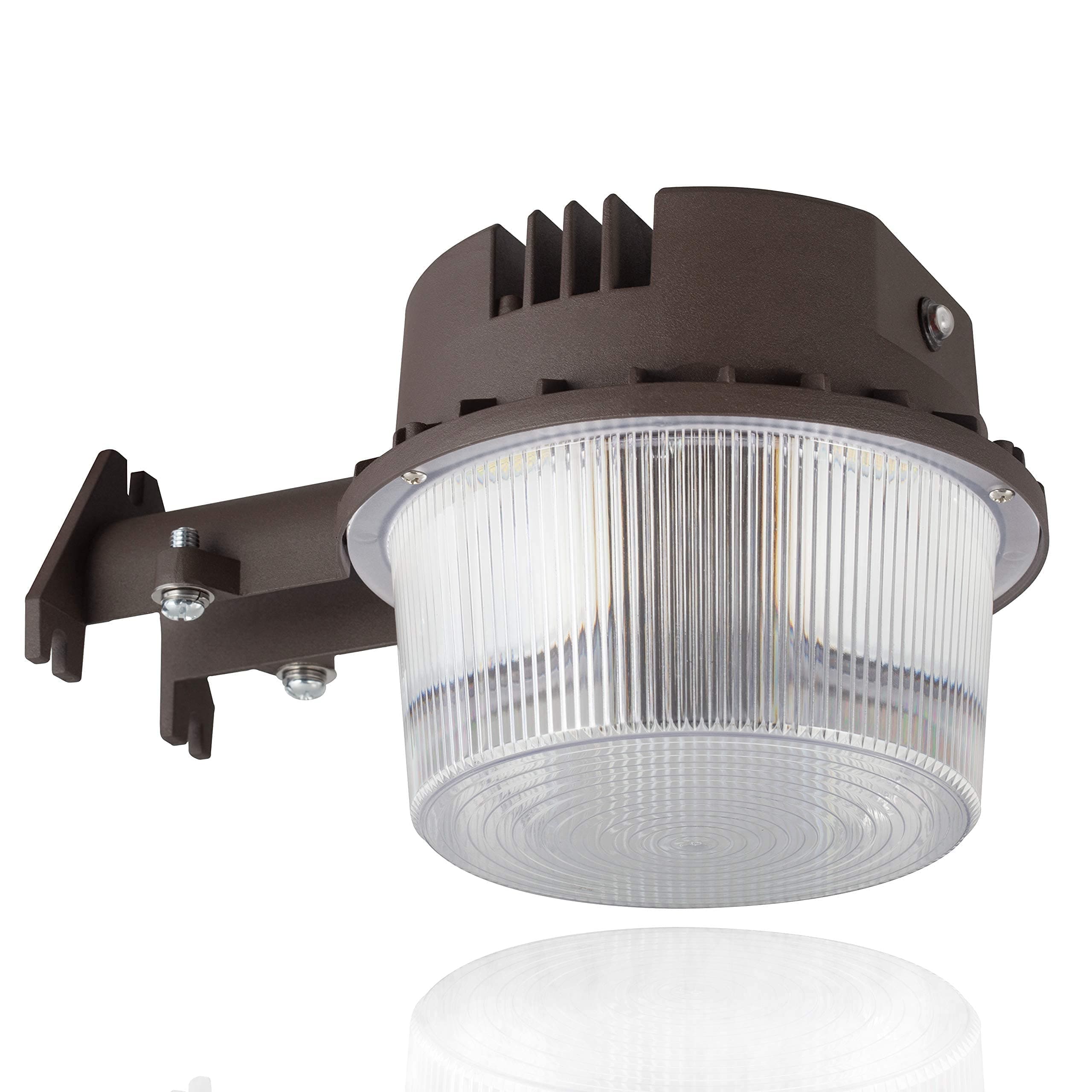 LED Security Area Light 43 Watts - Barn Light Dusk to Dawn with Photocell - Ultra Bright Yard Light 5500 Lumens, 5000K, 400W Incandescent or 150W HID Equal (43W Barn Light)