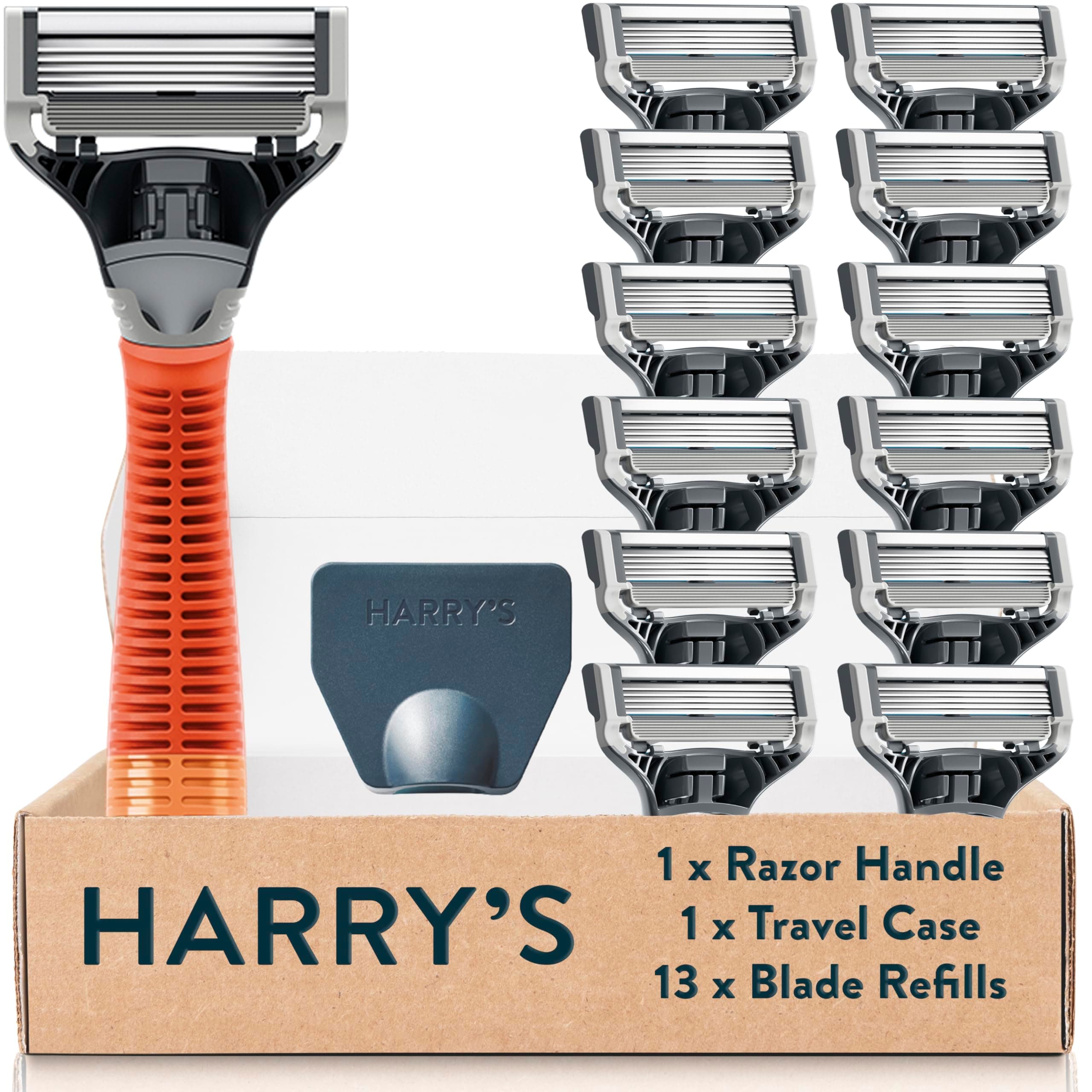 Original Value Pack, Includes Weighted Handle and 13 Razor Blade Refills
