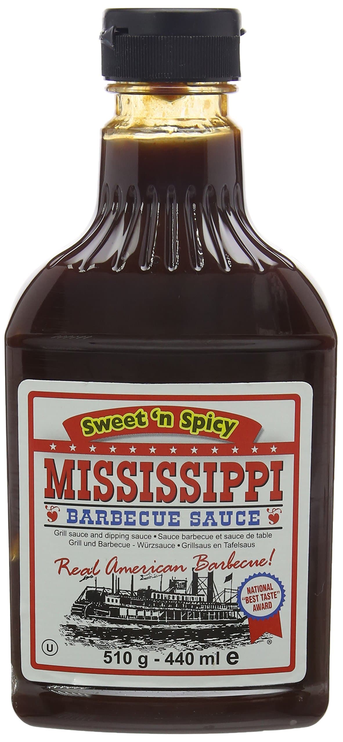 Mississippi Barbecue Sauce Sweet N Spicy 510 g (Pack of 3)