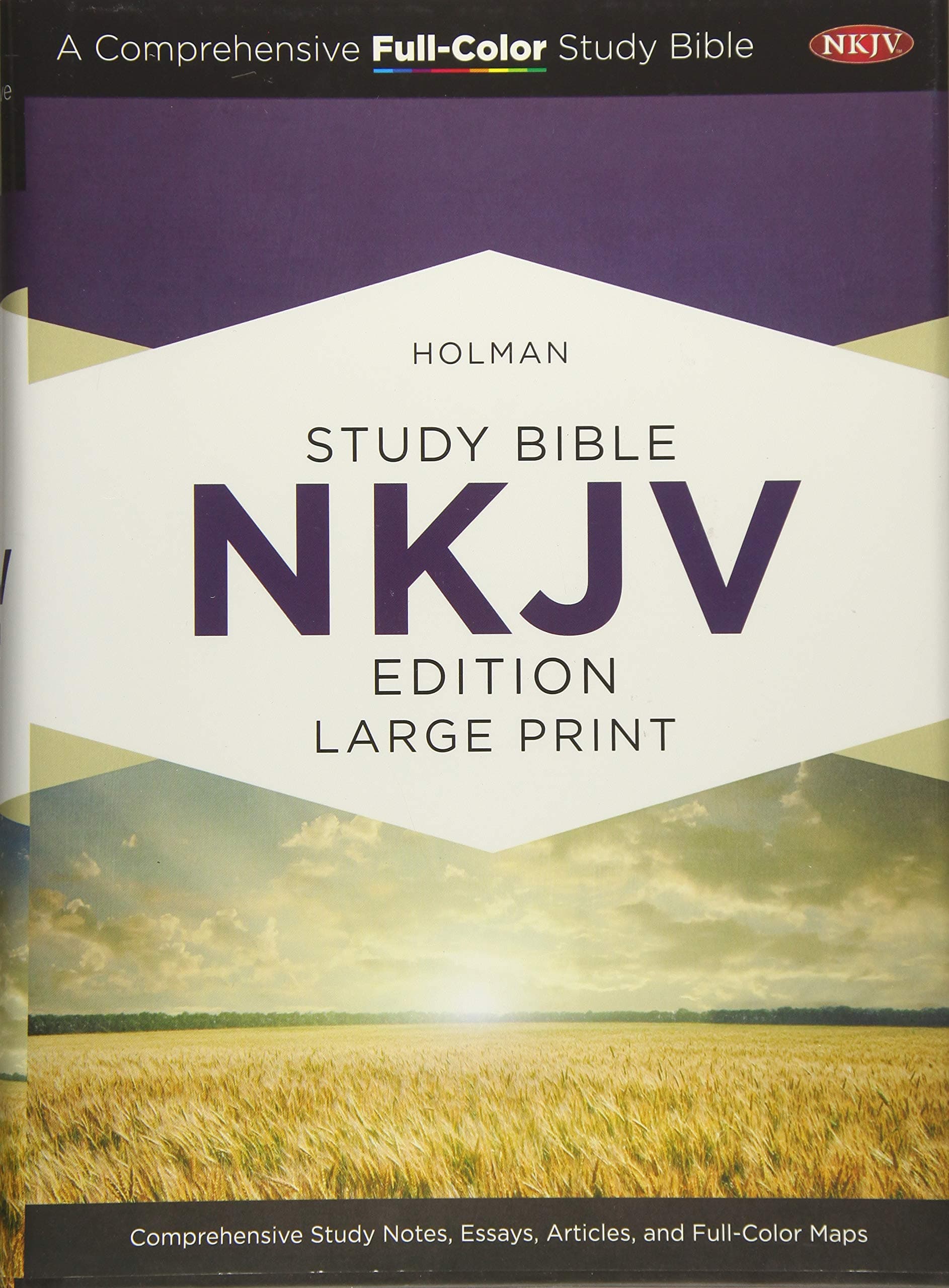 Holman Study Bible: NKJV Large Print Edition, Hardcover Hardcover – Large Print, February 1, 2015