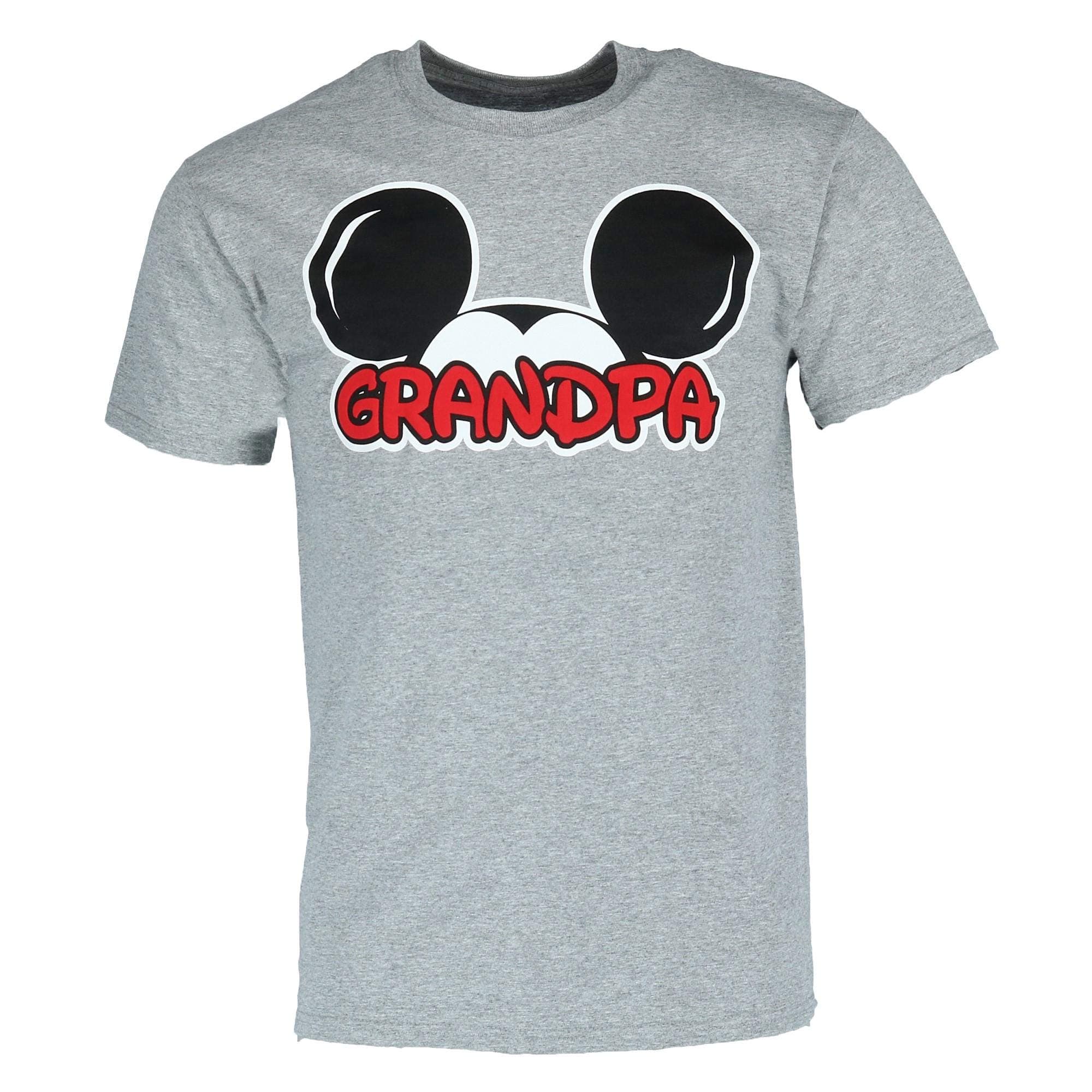 Marvel Legends Adult Grandpa Basic Crew Tee, Gray (Medium)