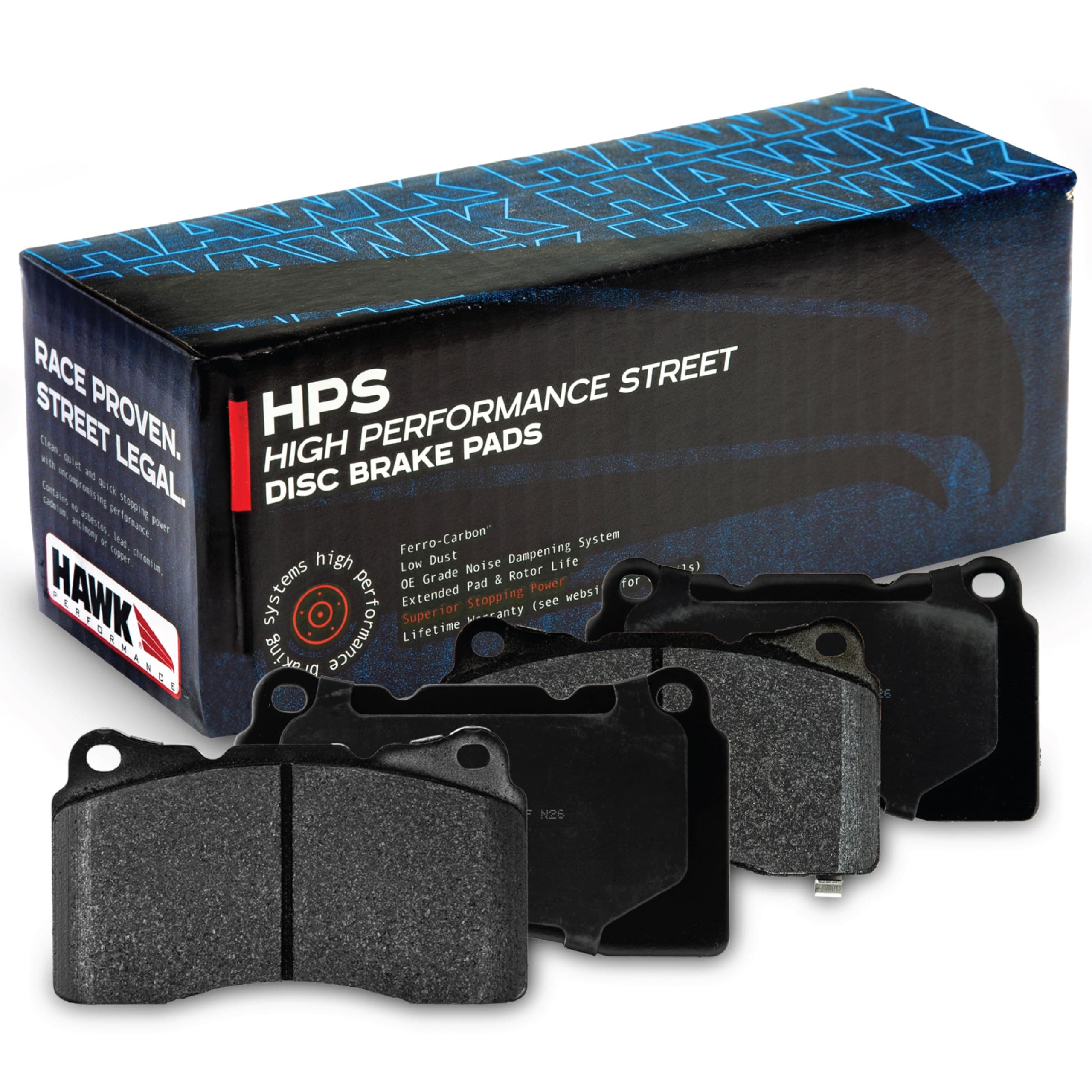 Hawk Performance HB711F.661 HPS Performance Street Brake Pads