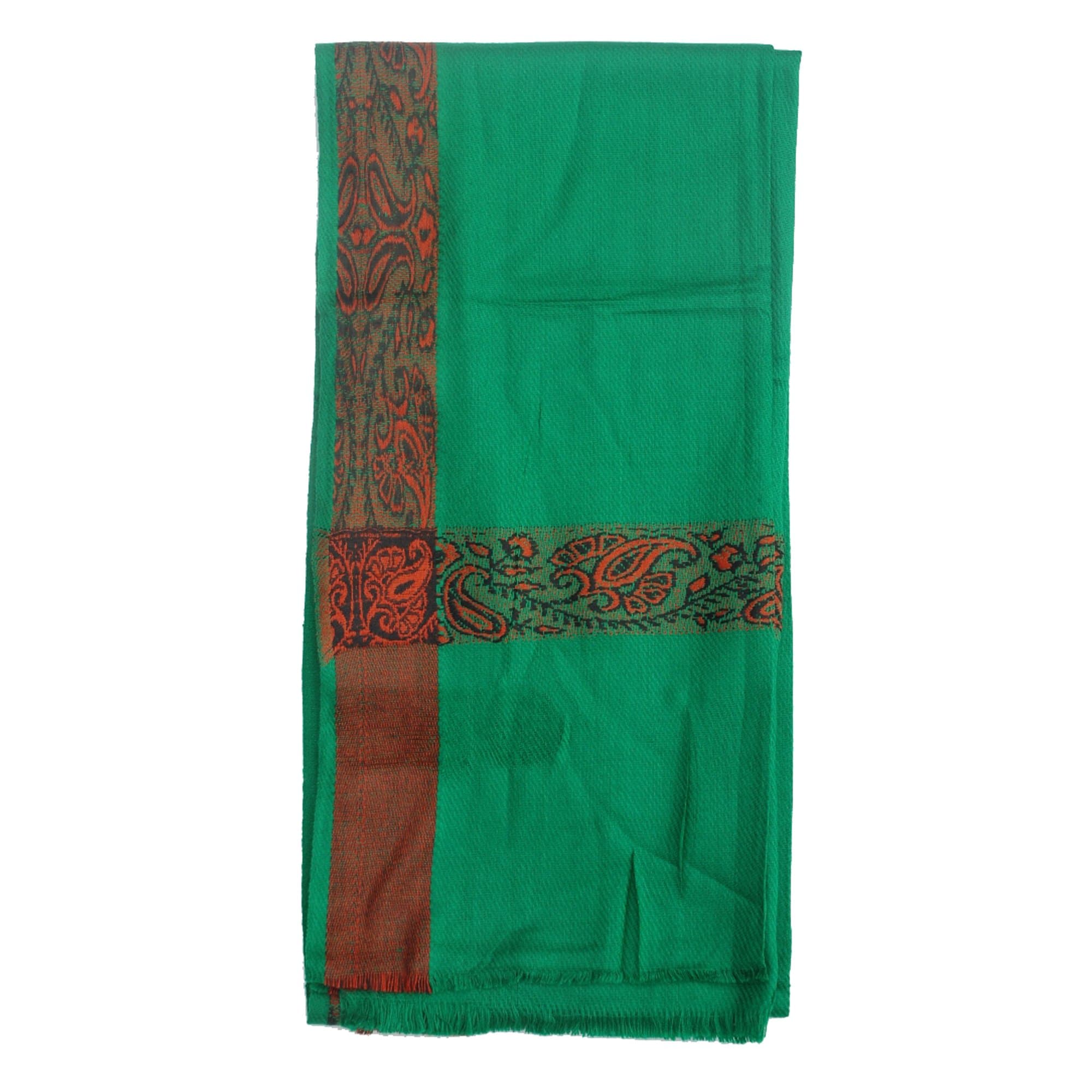 Green Kashmiri Yemeni Habaib Style Men's Muslim Scarf Shawl Turban Sorban 56cm x 203cm