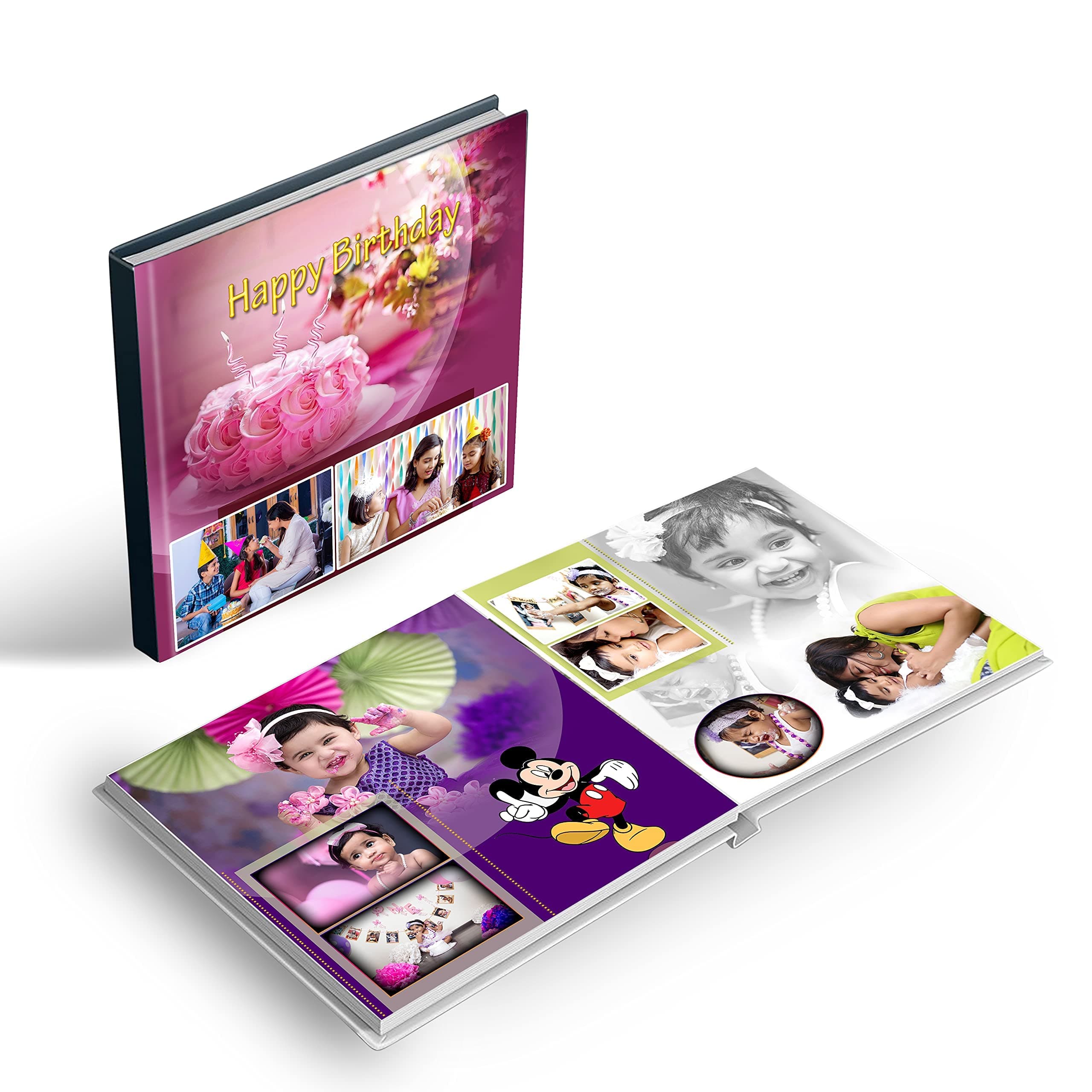 personalized photo album for memory For Birthday, Wedding, Travel Album Book (12x12 inch, 50 Sheets 25 Page)