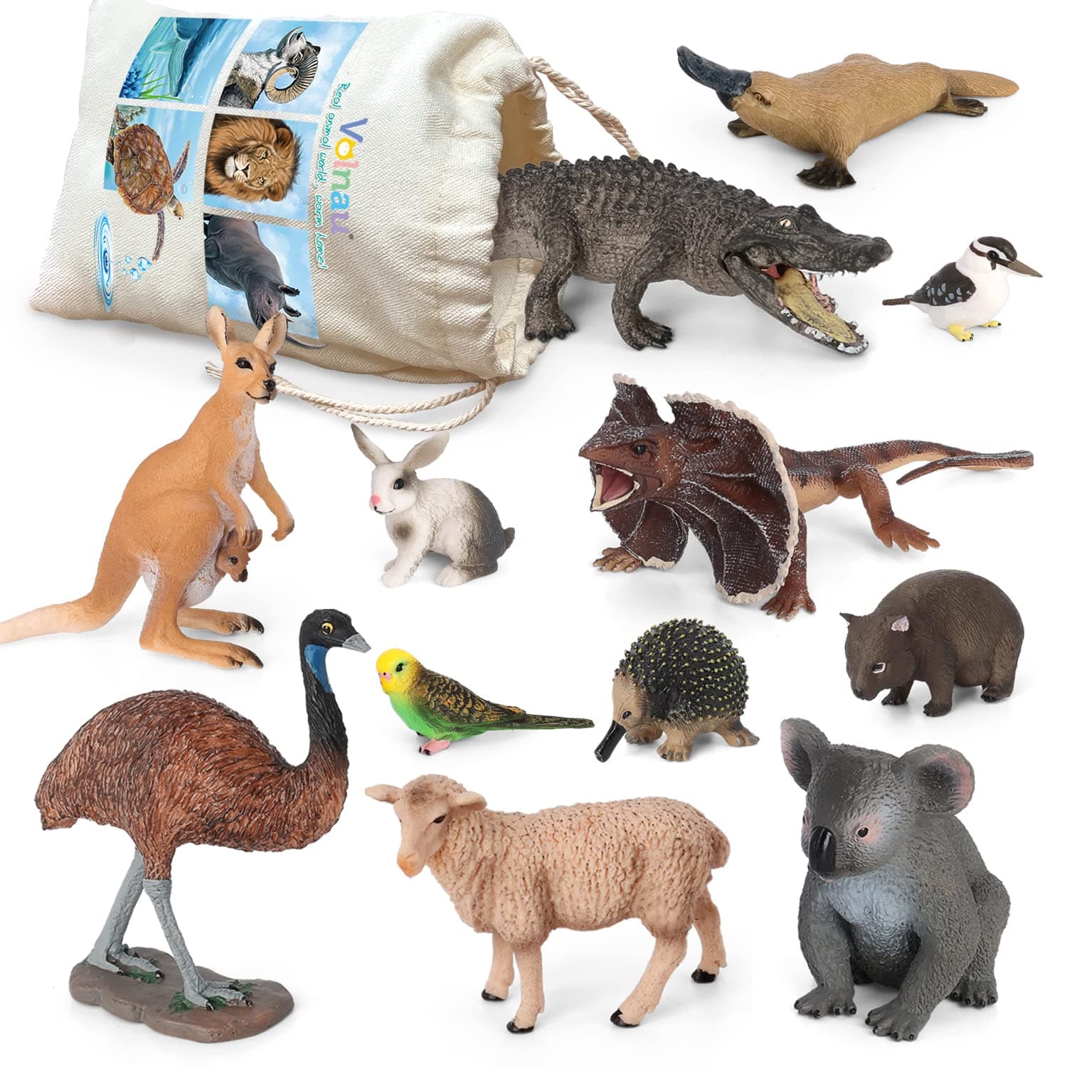 Australia 12pcs animal figurines