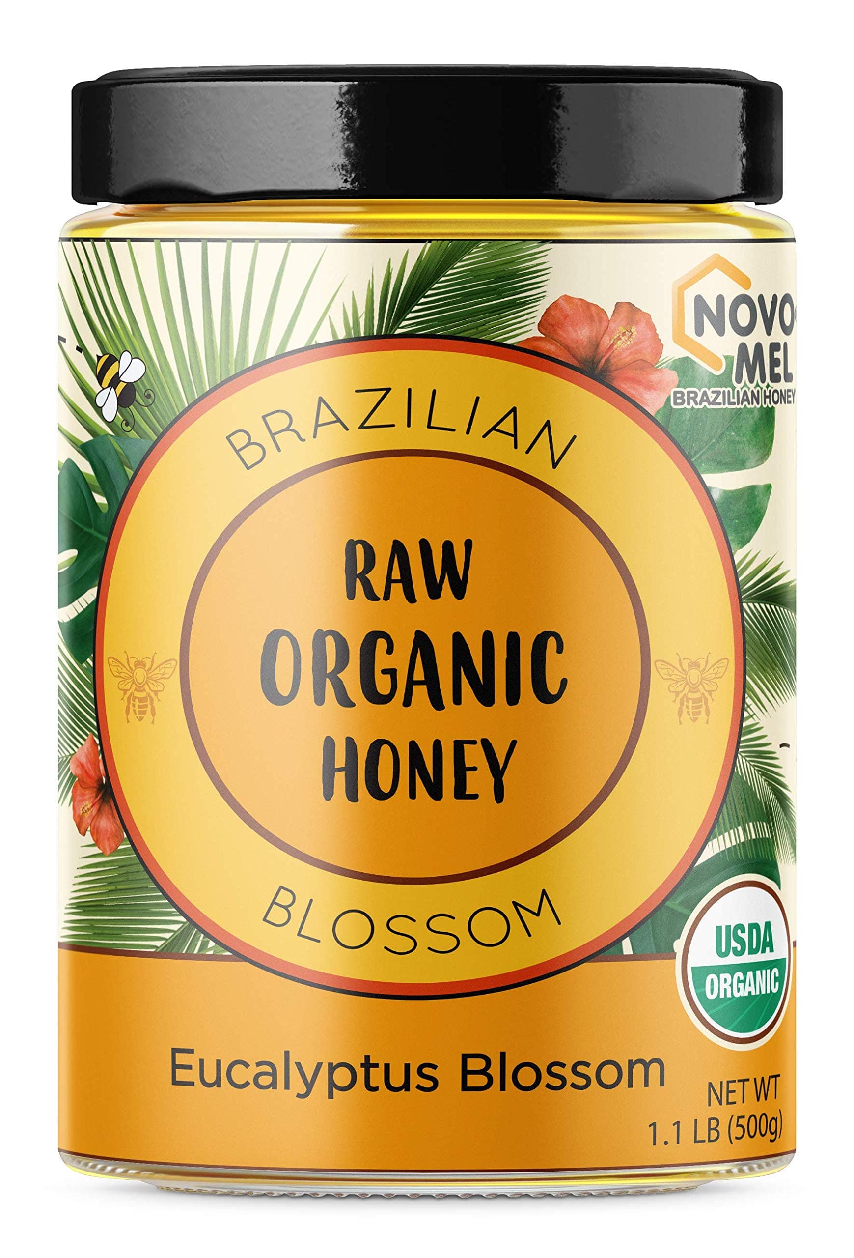Novo Mel Organic Rainforest Honey 3 Bottle (Eucalyptus Blossom)