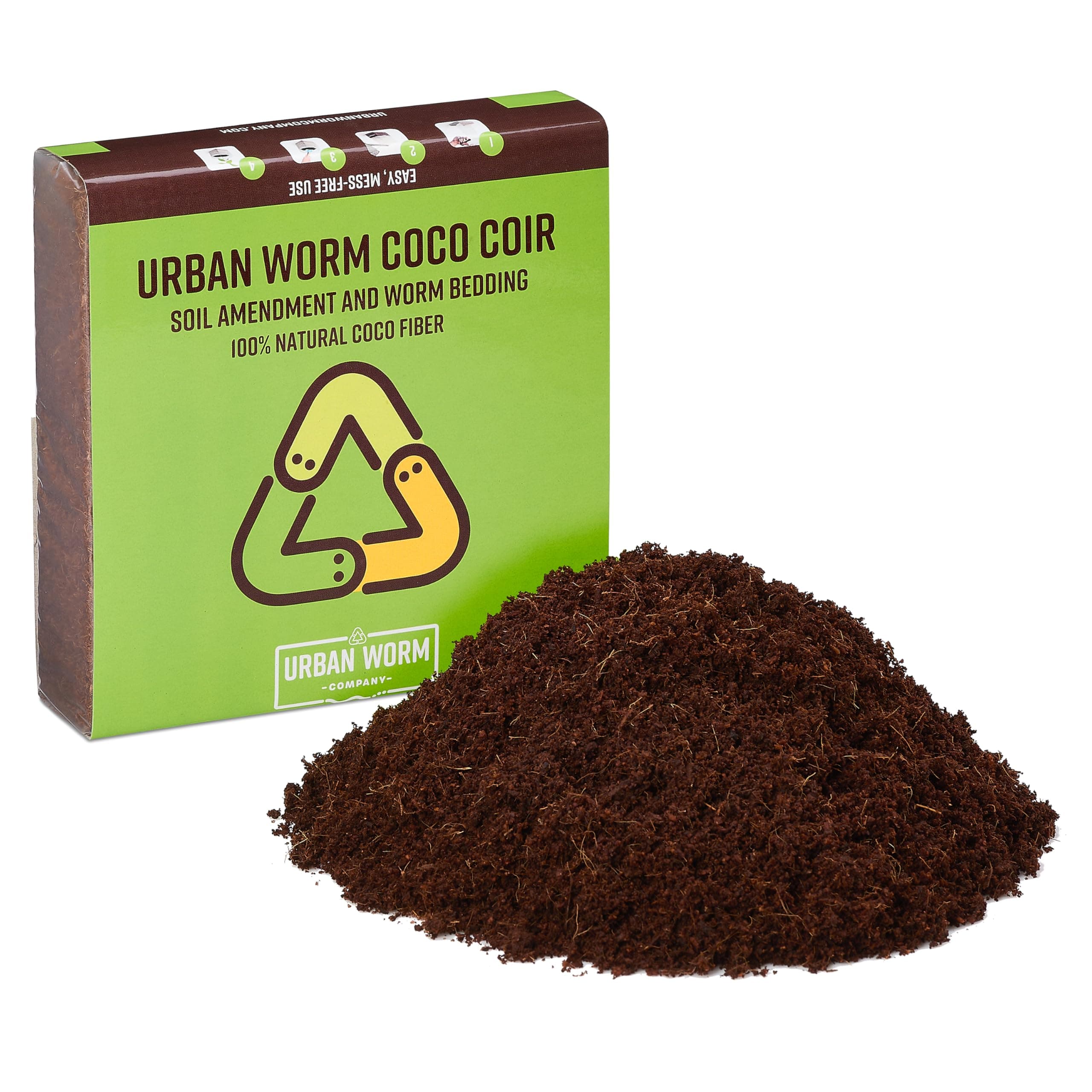 Urban Worm Coco Coir Soil Amendment and Bedding