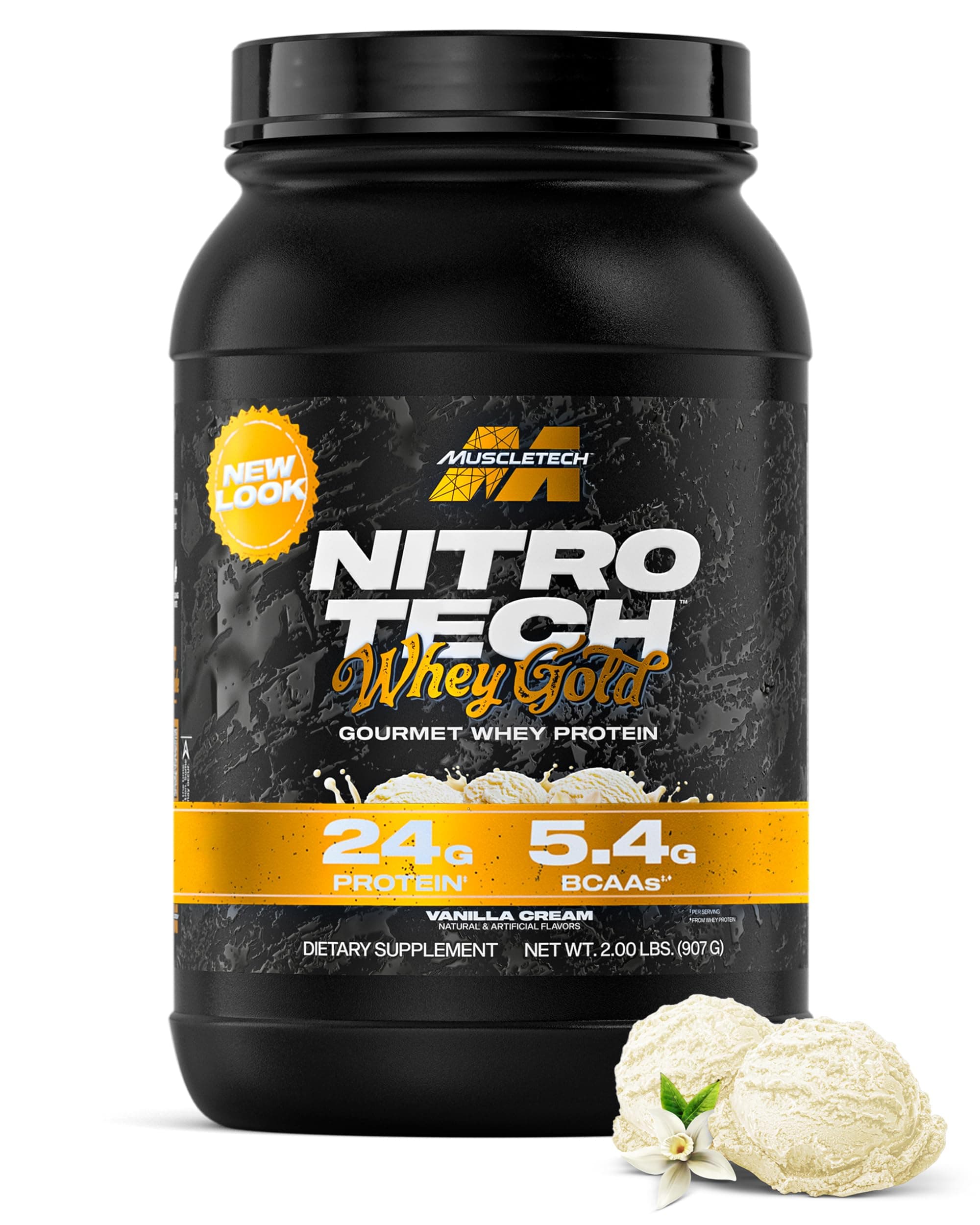 Muscletech Nitrotech Whey Gold Performance Series – 2.2 lbs, 999 g (French Vanilla Creme)