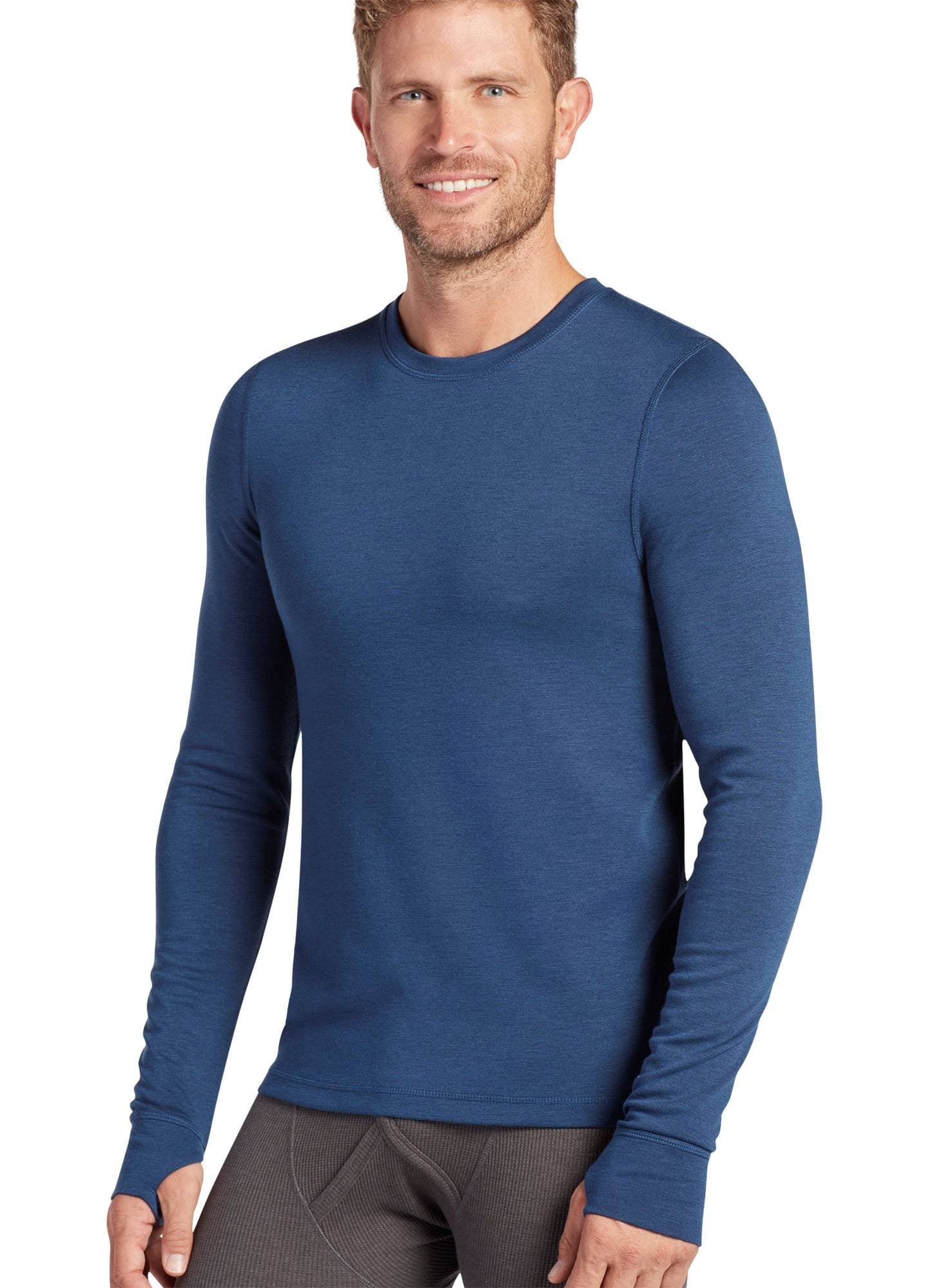 Jockey Men's Sleepwear Smart Thermal Long Sleeve Crew Neck