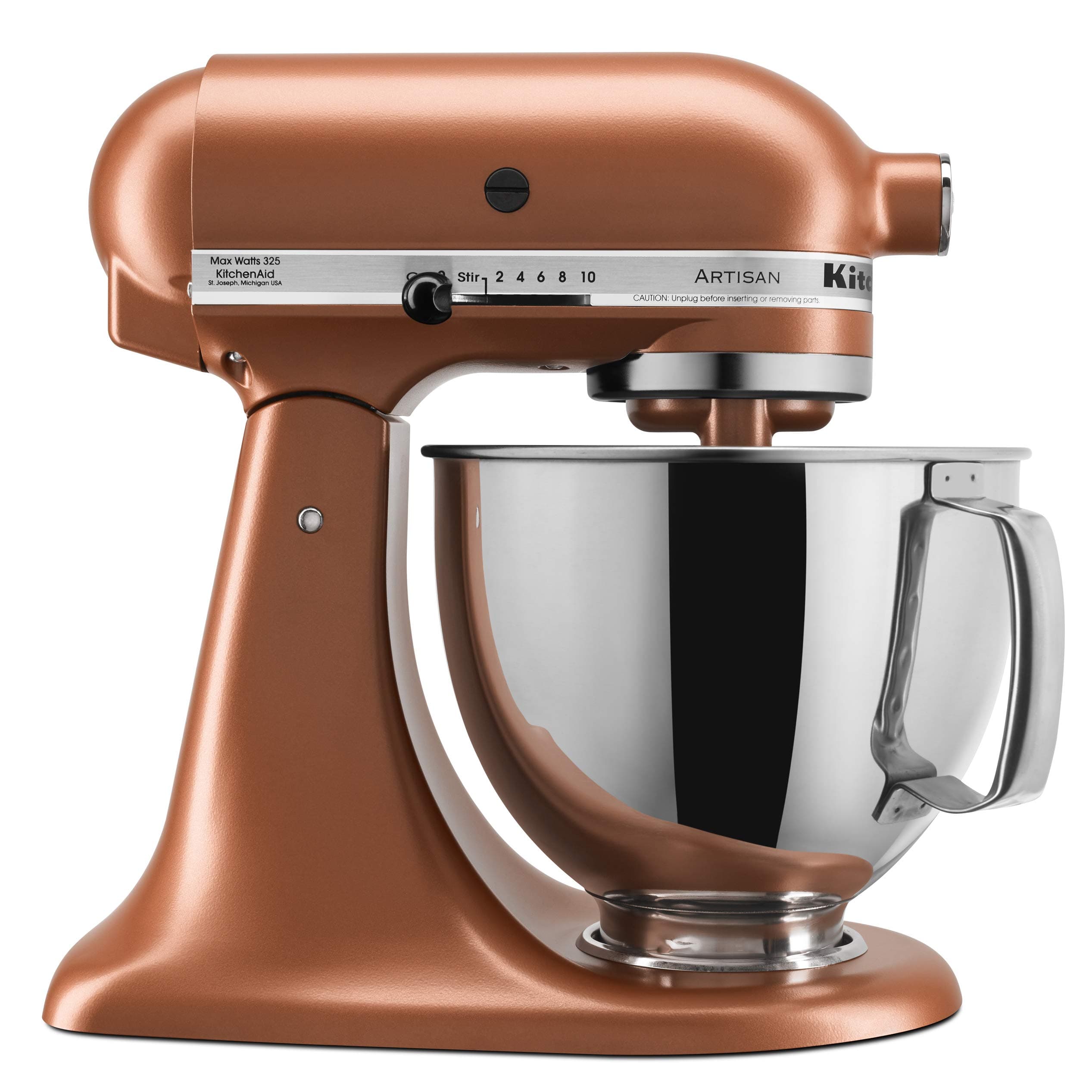 KitchenAid KSM150PSCE Artisan Stand Mixers, 5 quart, Copper Pearl