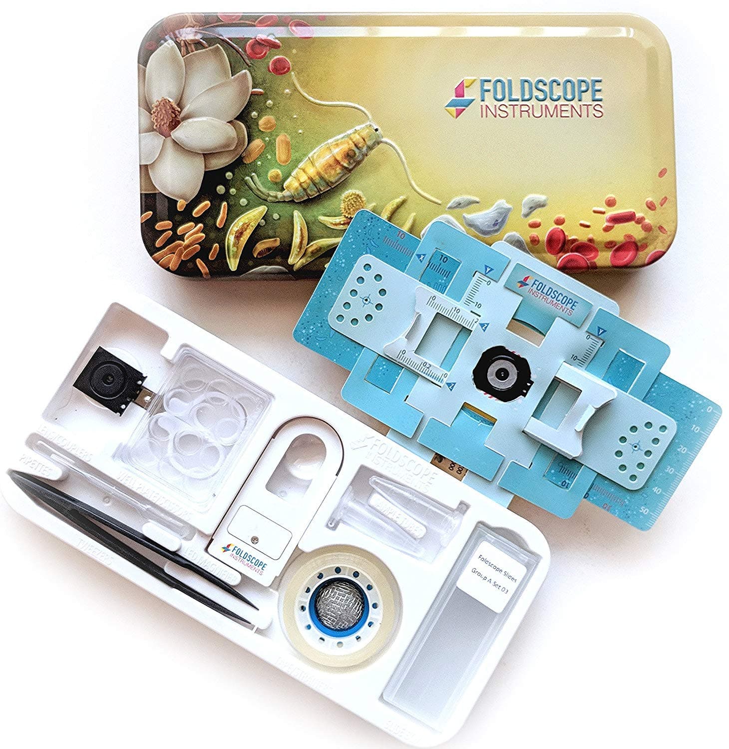Foldscope Instruments Deluxe Individual Kit, Multi