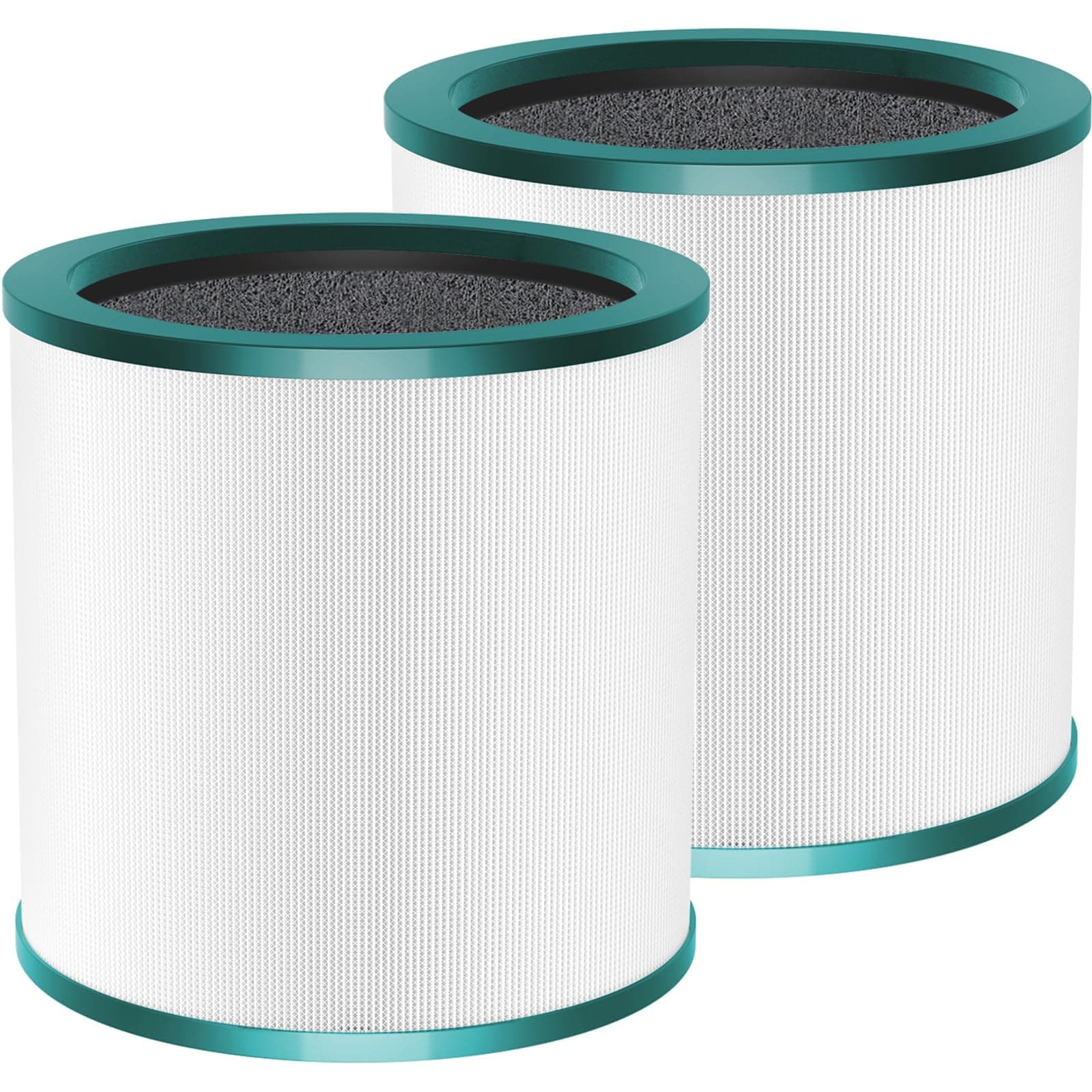 TP02 True HEPA Replacement Filter Compatible for Dyson Tower Purifier Pure Cool Link models TP01, TP02, TP03, AM11 and BP01, Compare to Part 968126-03, (2-Pack)