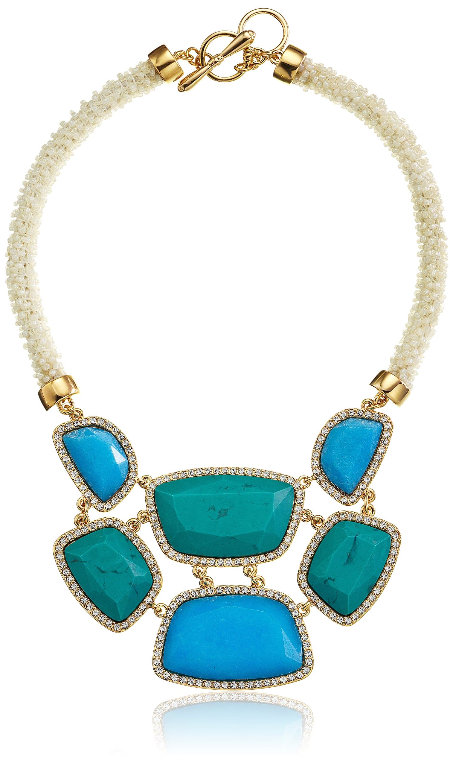 Carolee LUX "Barcelona Baubles" Bib Necklace, 18"