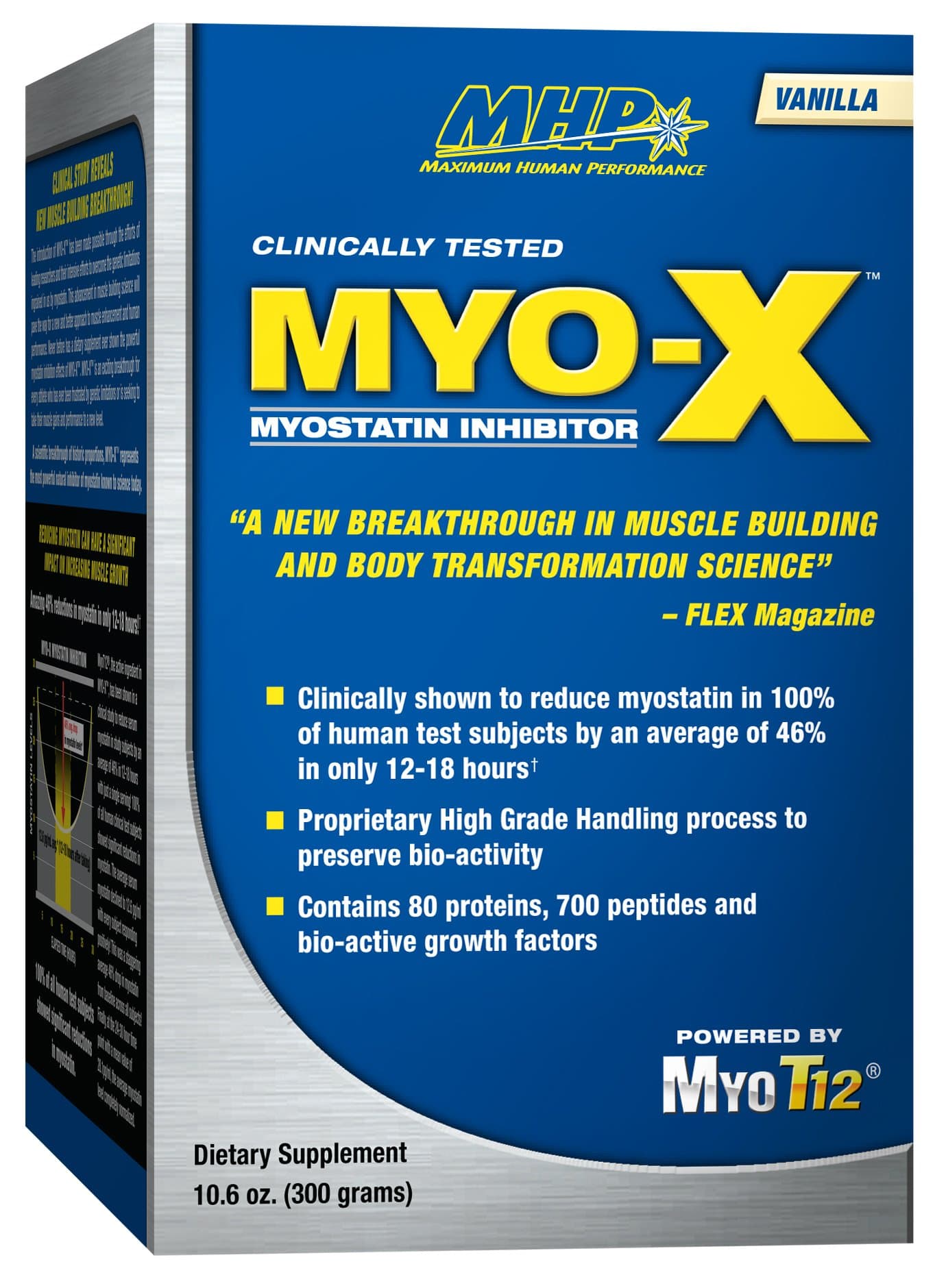 MHP MYO-X Myostatin Inhibitor, Vanilla, 300 Gram